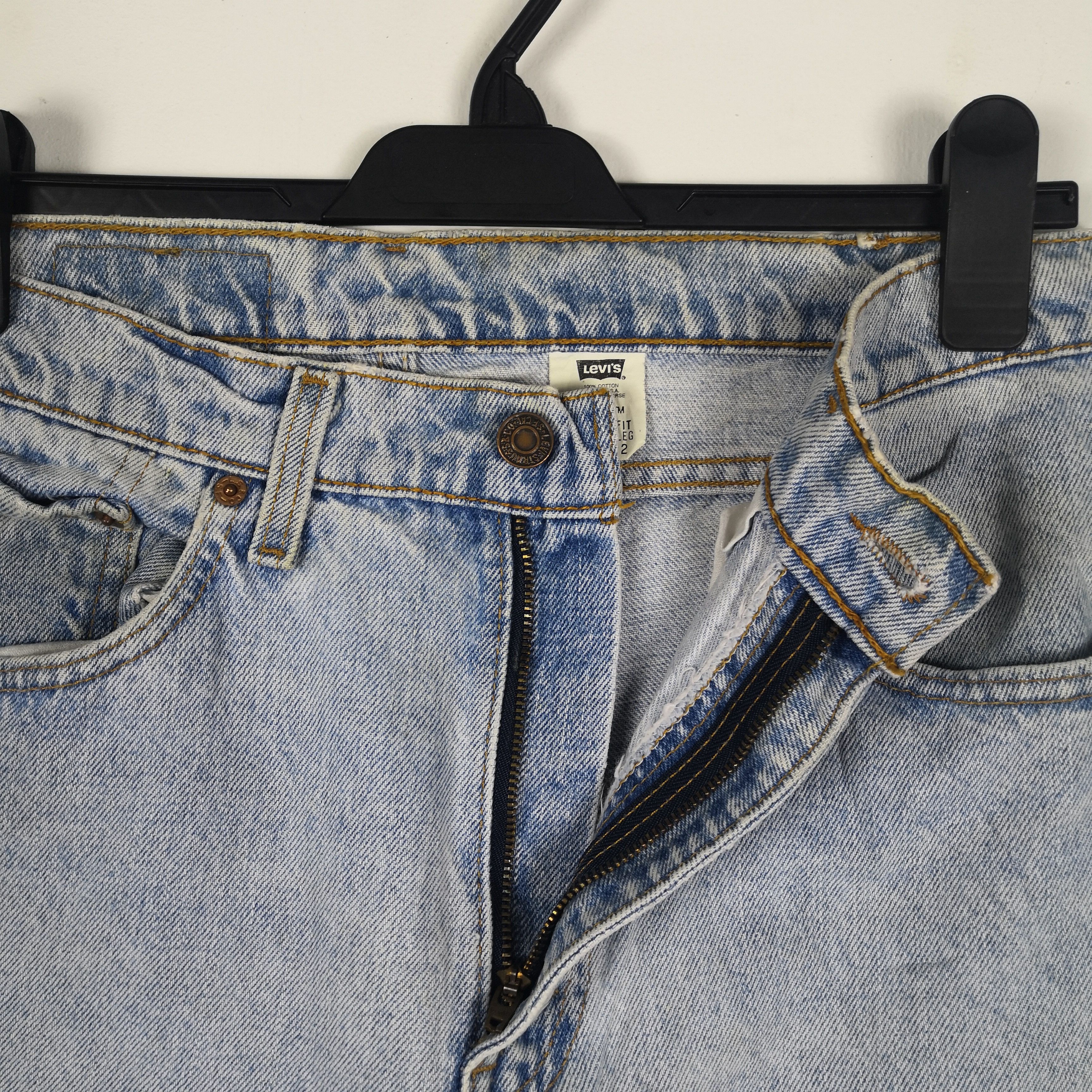 Levi's Vtg Distressed Levis 550 Denim Levi's Faded Light Wash Jeans Size US 30 / EU 46 - 7 Thumbnail