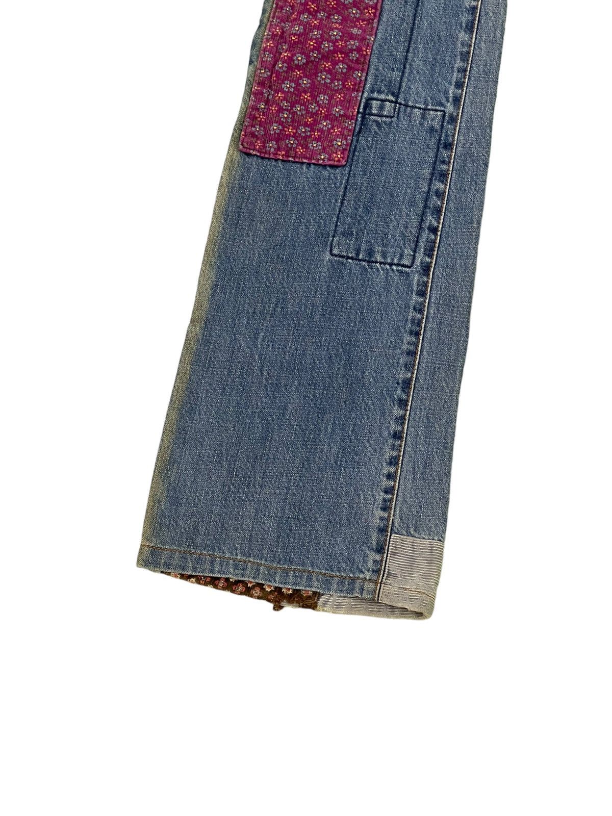 Hysteric Glamour Flare Jeans Vtg Hysteric Glamour Denim Patchwork Slim 1🟦9 Size US 27 - 5 Thumbnail