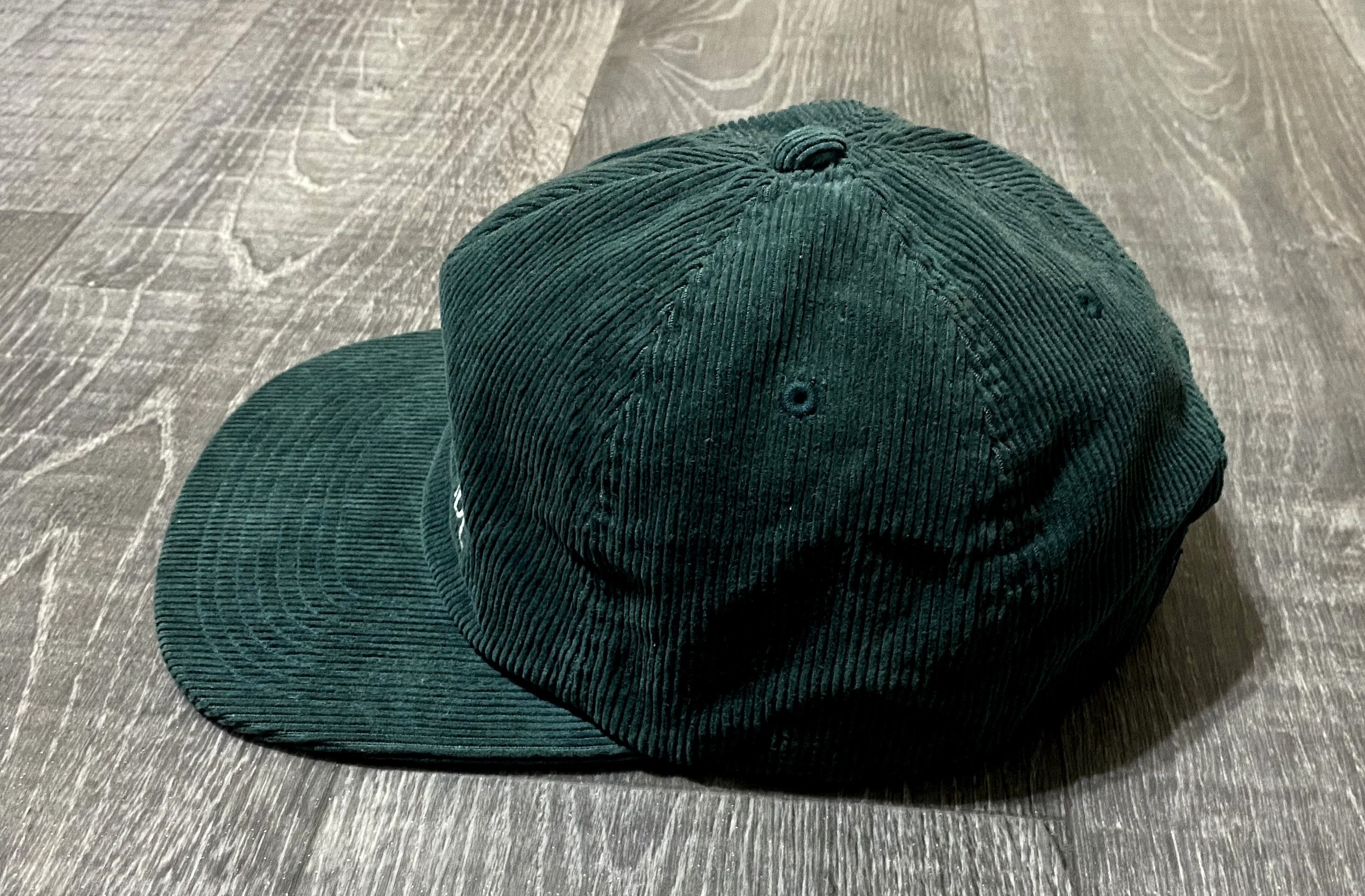 Huf 2x Huf Cap Hat Set Snapback Green Blue Velvet Corduroy Wool Size ONE SIZE - 6 Thumbnail
