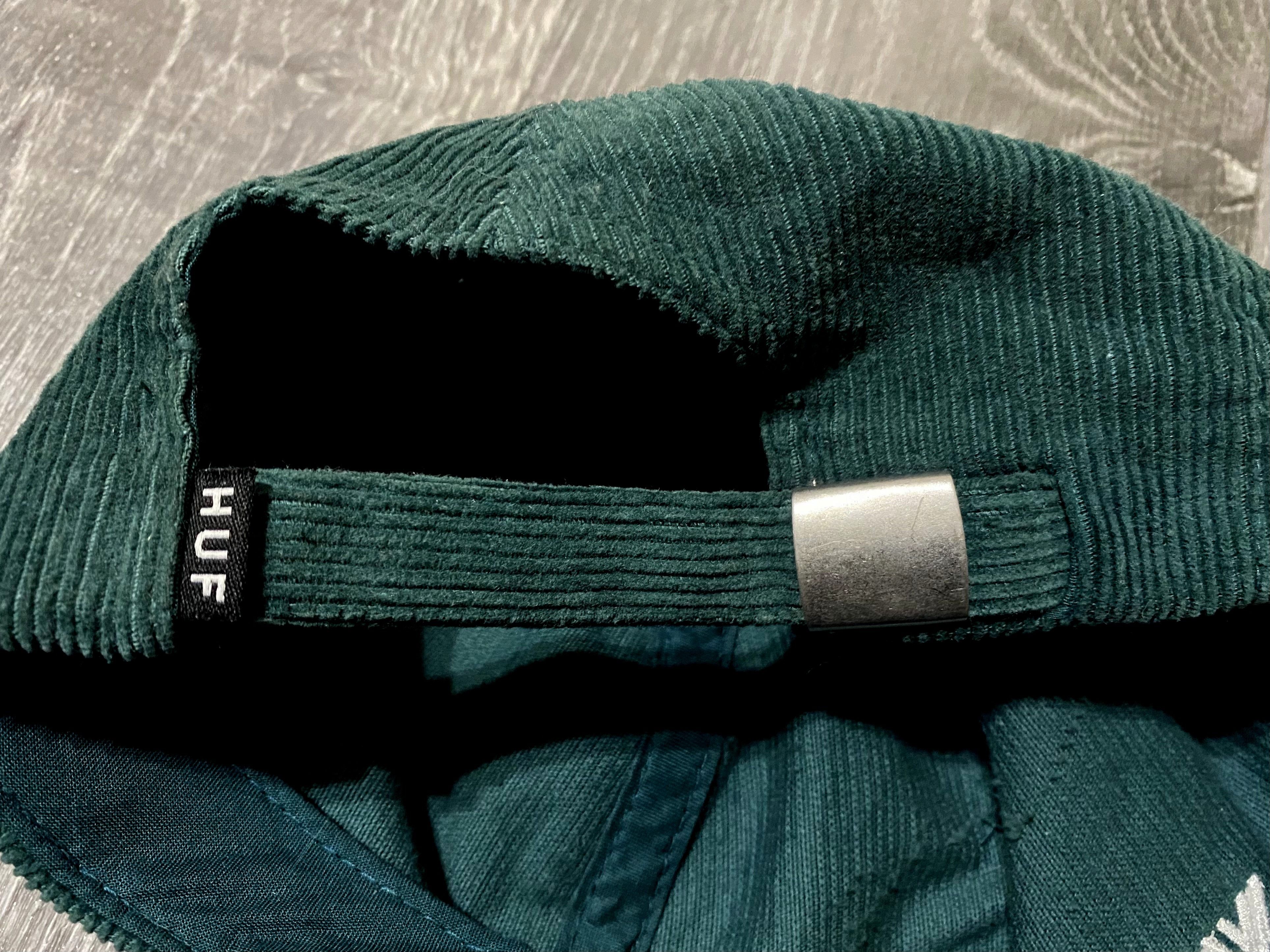 Huf 2x Huf Cap Hat Set Snapback Green Blue Velvet Corduroy Wool Size ONE SIZE - 13 Thumbnail