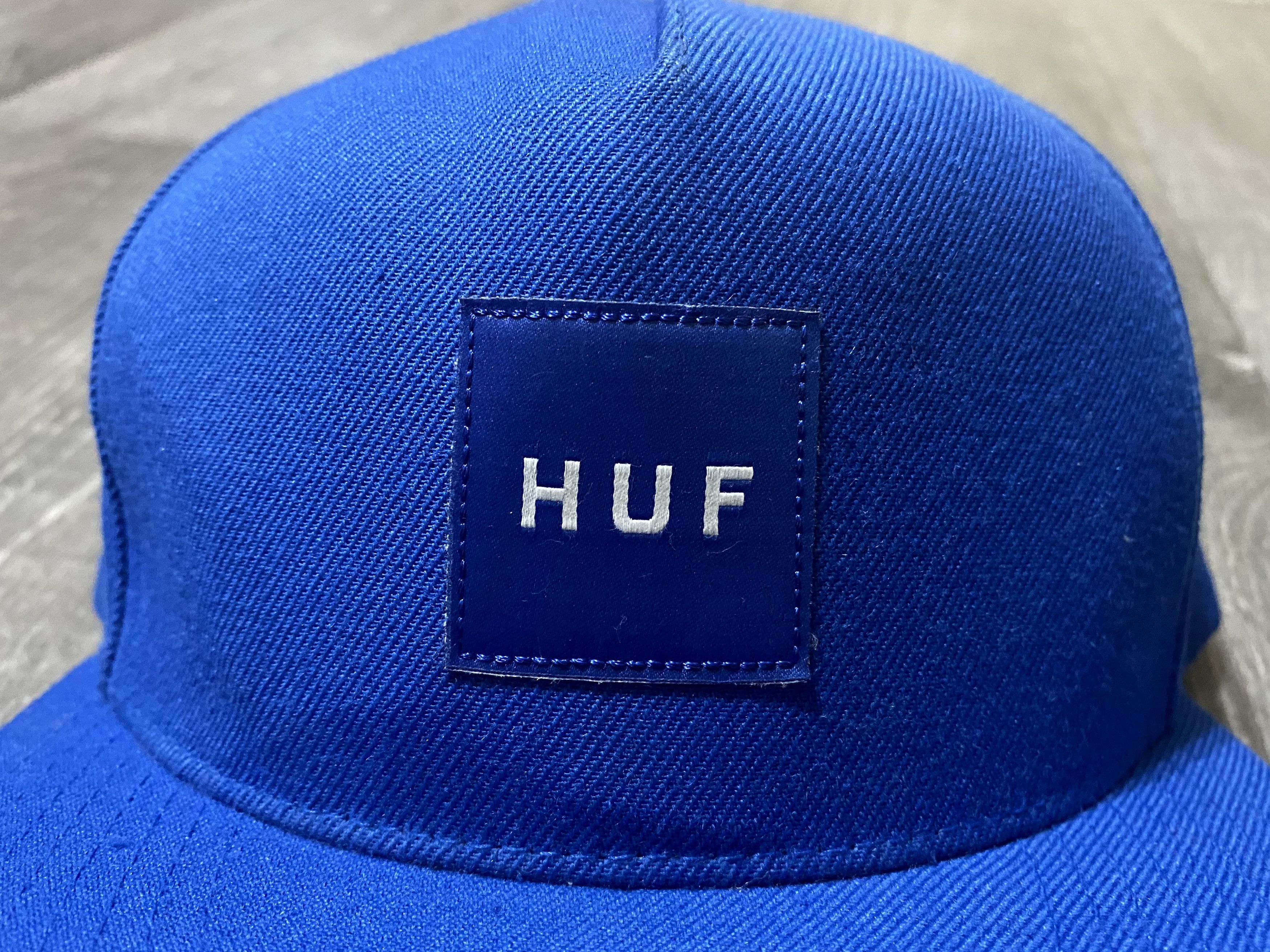 Huf 2x Huf Cap Hat Set Snapback Green Blue Velvet Corduroy Wool Size ONE SIZE - 16 Thumbnail