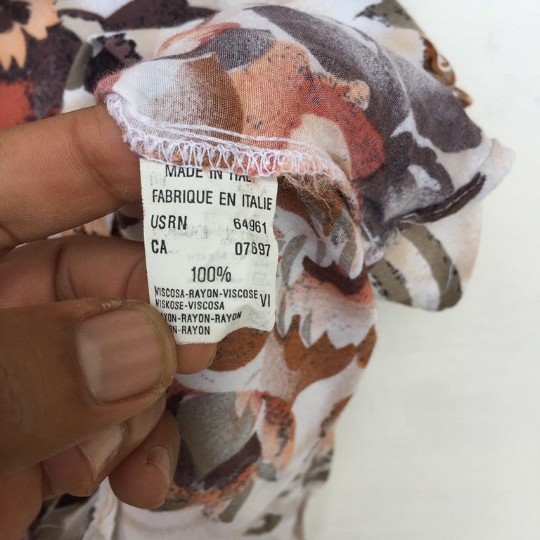 United Colors Of Benetton United Color of Benetton Hawaiian Shirt Floral Aloha Rare Size US L / EU 52-54 / 3 - 5 Thumbnail