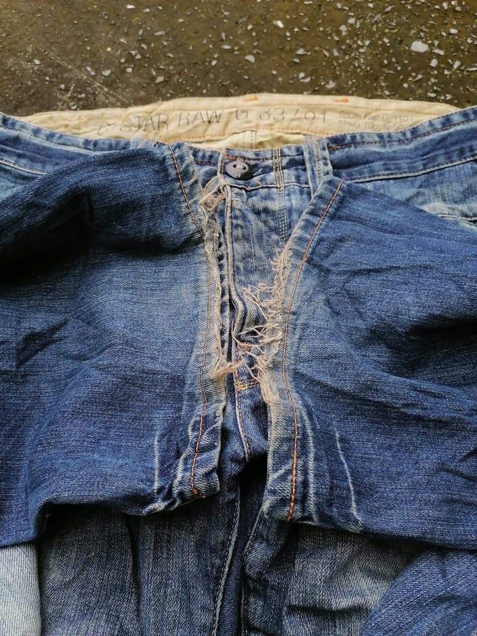 G-Star GStar Raw 3301 Fly Button Denim Jeans Size US 37 - 2 Thumbnail