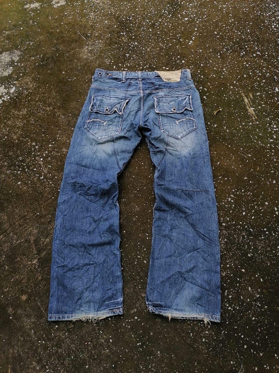 G-Star GStar Raw 3301 Fly Button Denim Jeans Size US 37 - 5 Thumbnail
