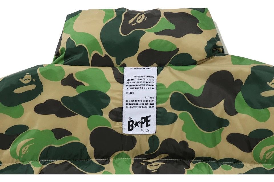 Bape BAPE ABC Camo Down Jacket Green Size US L / EU 52-54 / 3 - 3 Thumbnail
