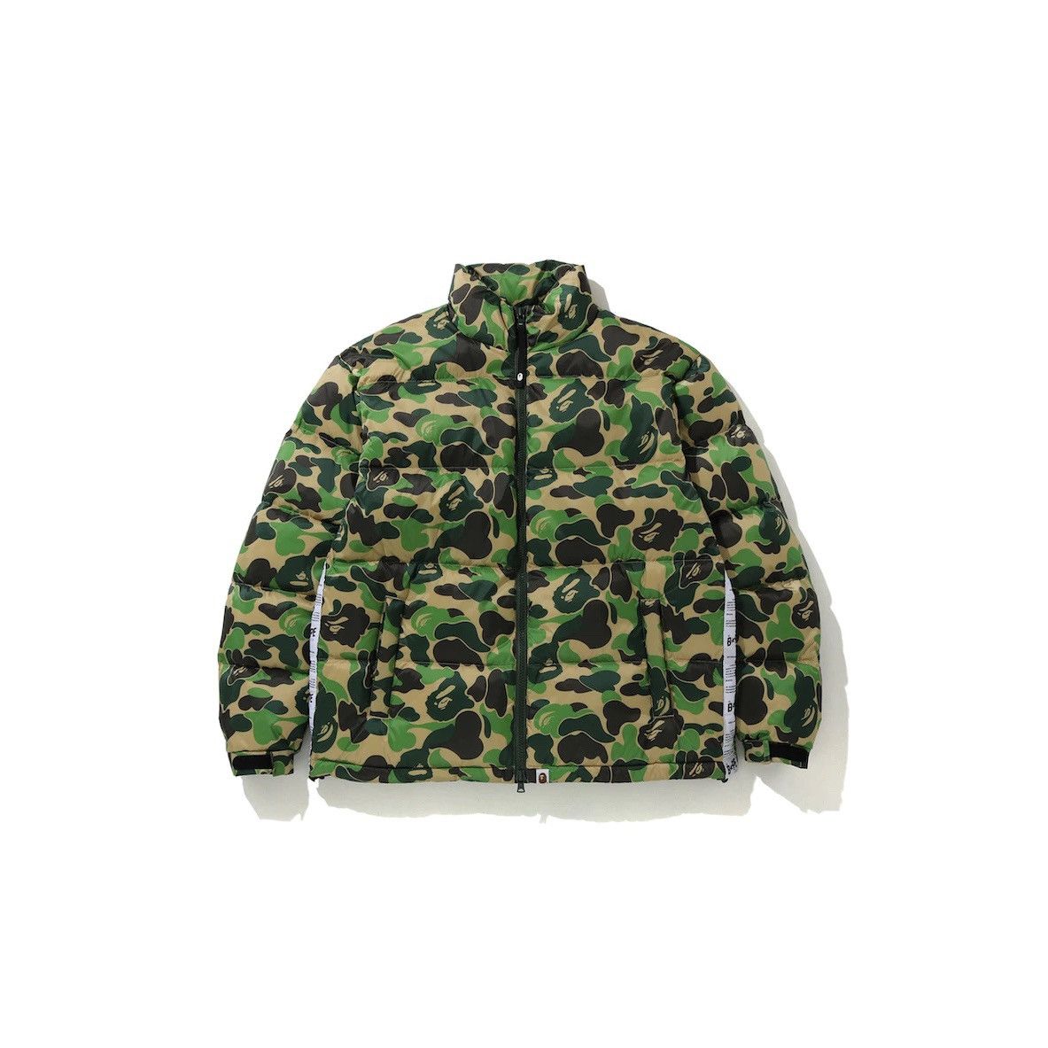 BAPE ABC Camo Down Jacket Green