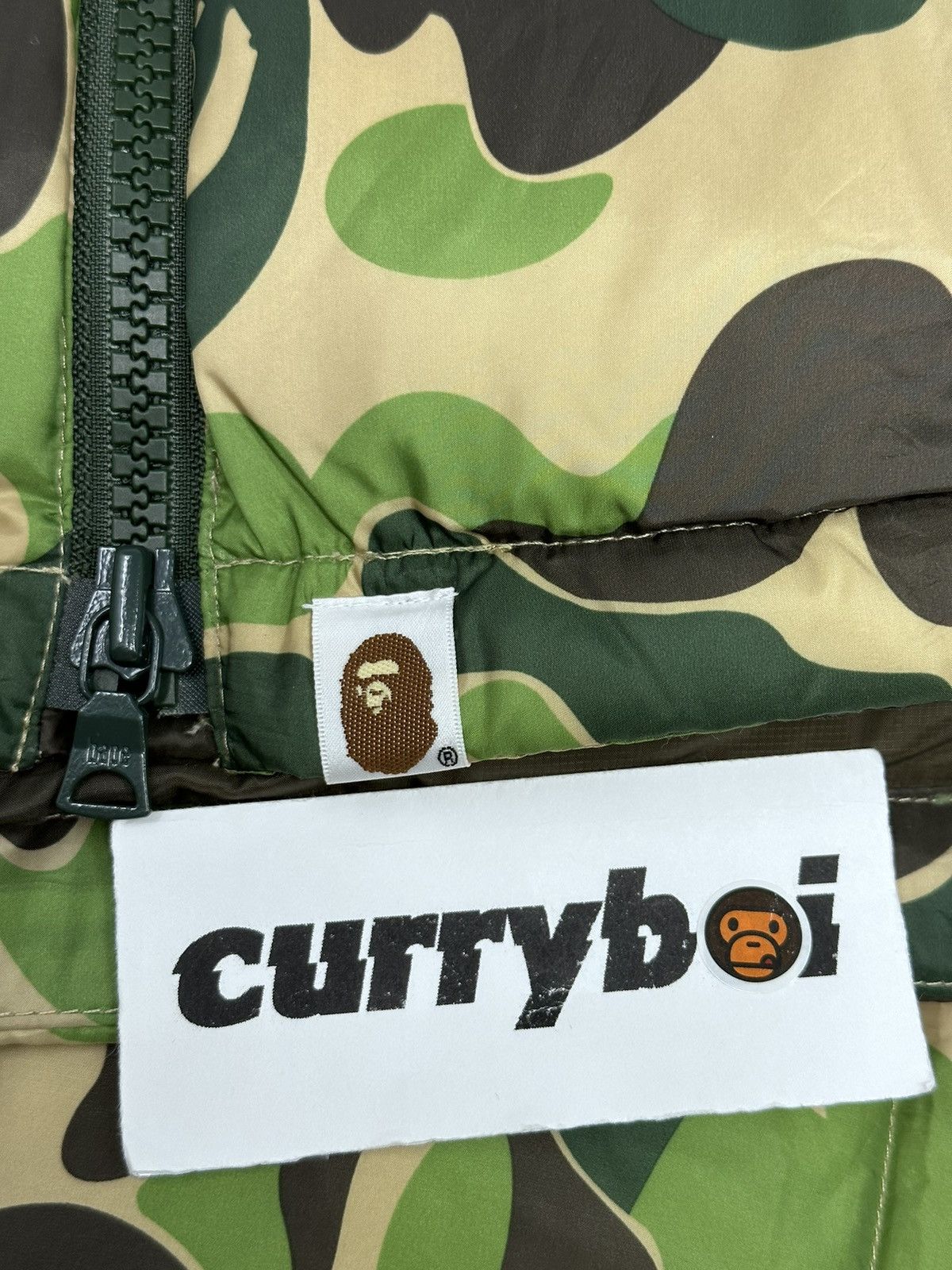 Bape BAPE ABC Camo Down Jacket Green Size US L / EU 52-54 / 3 - 7 Thumbnail