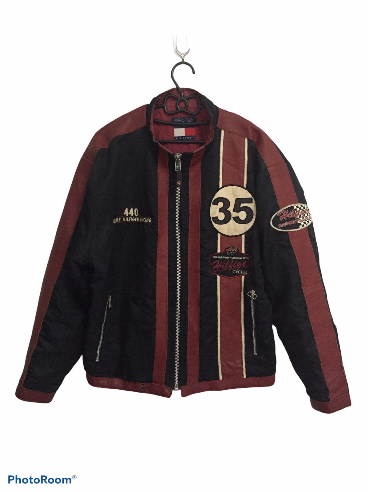 Tommy Hilfiger Tommy Hilfiger Motorcycling Racing No 35 Jacket Size US M / EU 48-50 / 2 - 1 Thumbnail