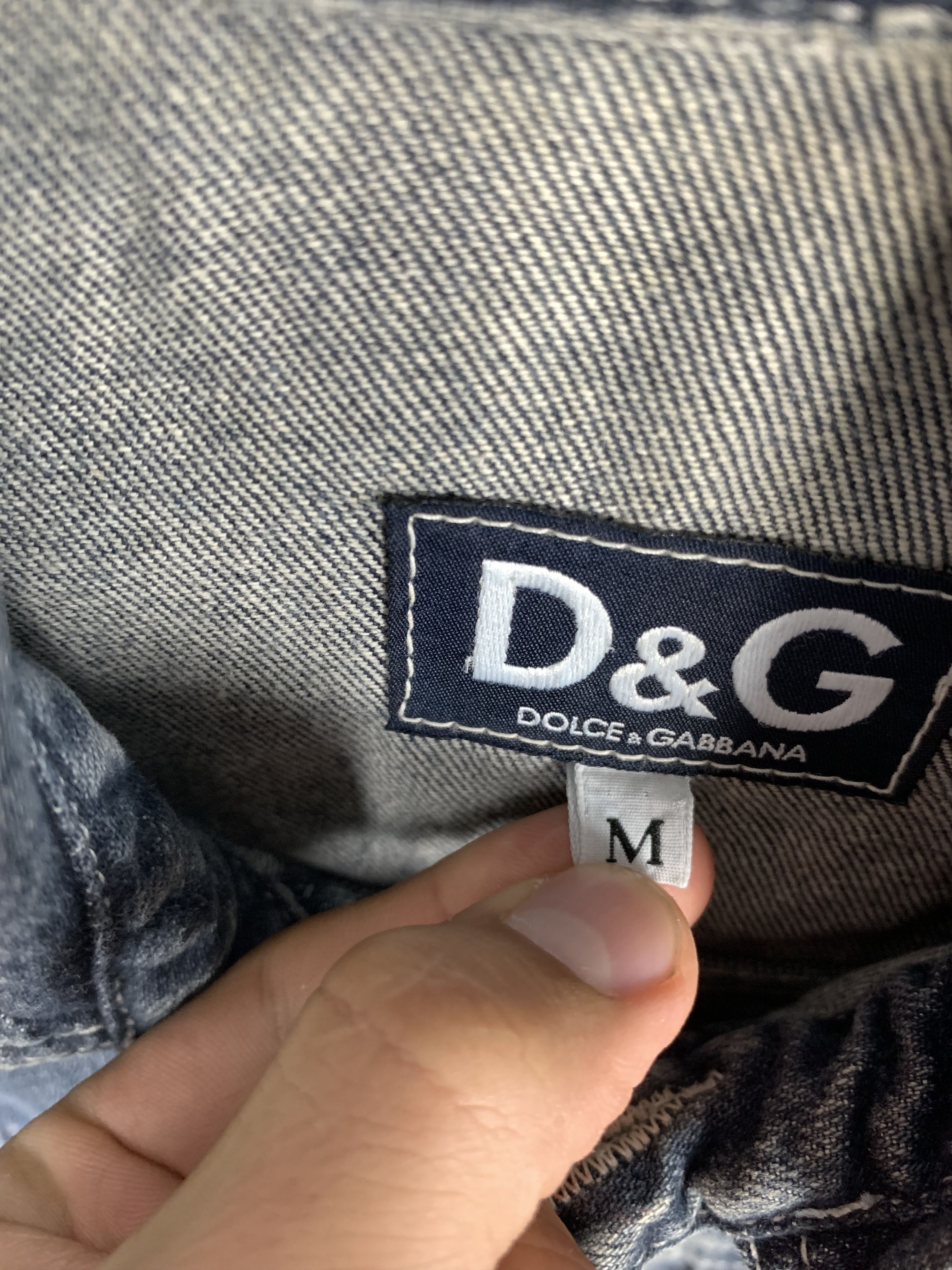 Dolce & Gabbana Dolce & Gabbana Vintage Mens Denim Jacket Size US M / EU 48-50 / 2 - 3 Thumbnail