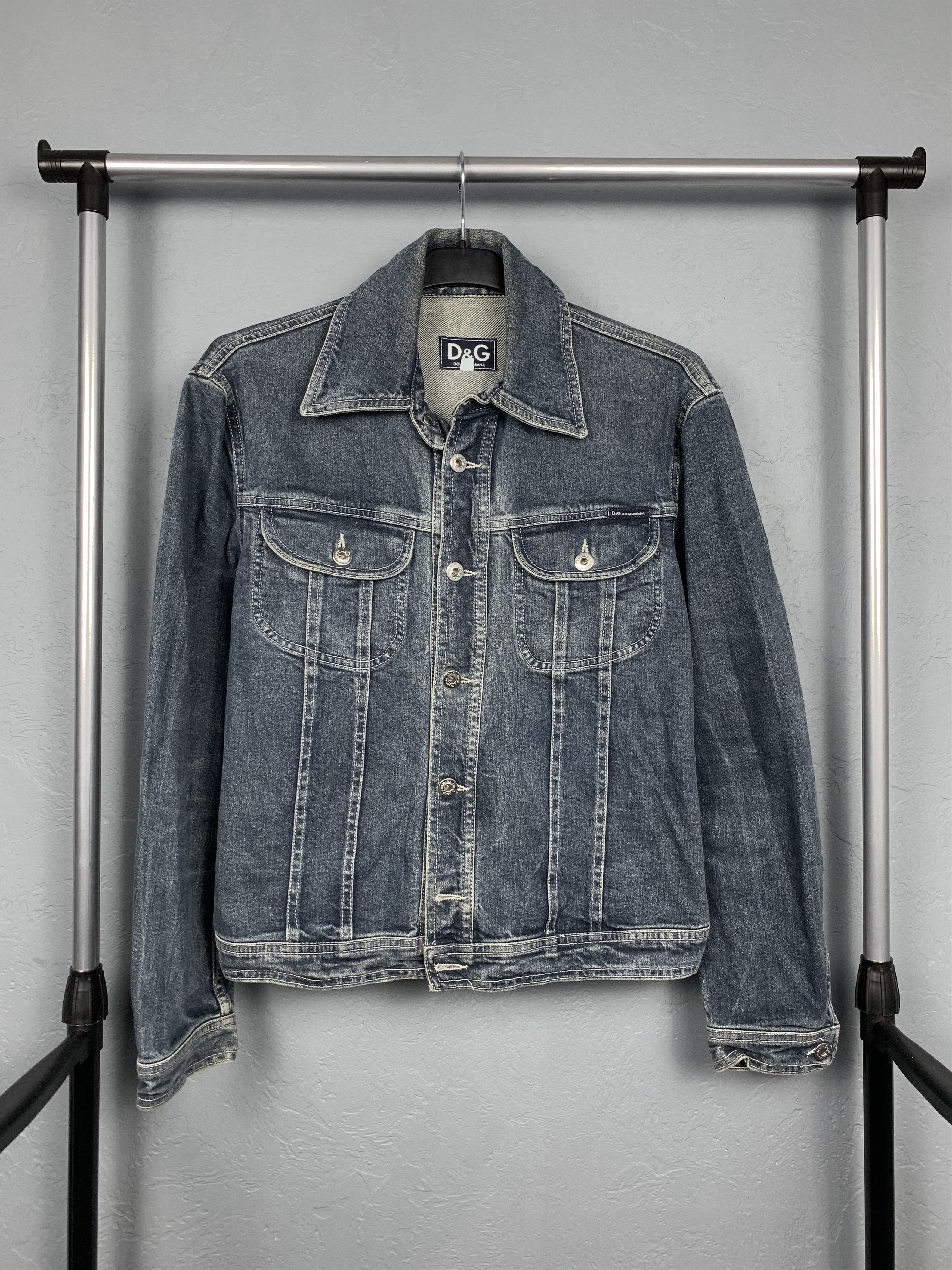 Dolce & Gabbana Dolce & Gabbana Vintage Mens Denim Jacket Size US M / EU 48-50 / 2 - 1 Thumbnail