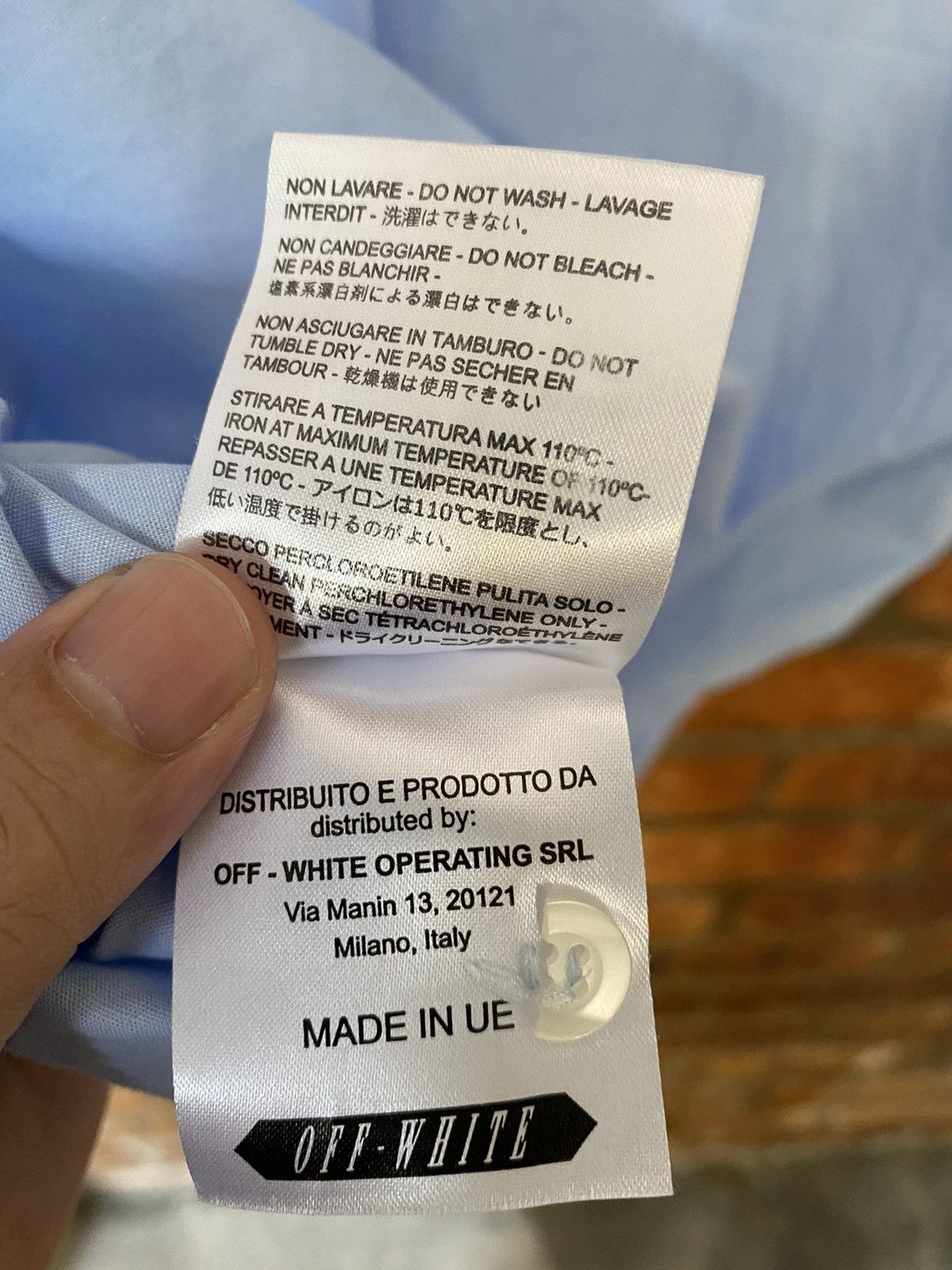 Off-White Light blue shirt Size US L / EU 52-54 / 3 - 11 Thumbnail