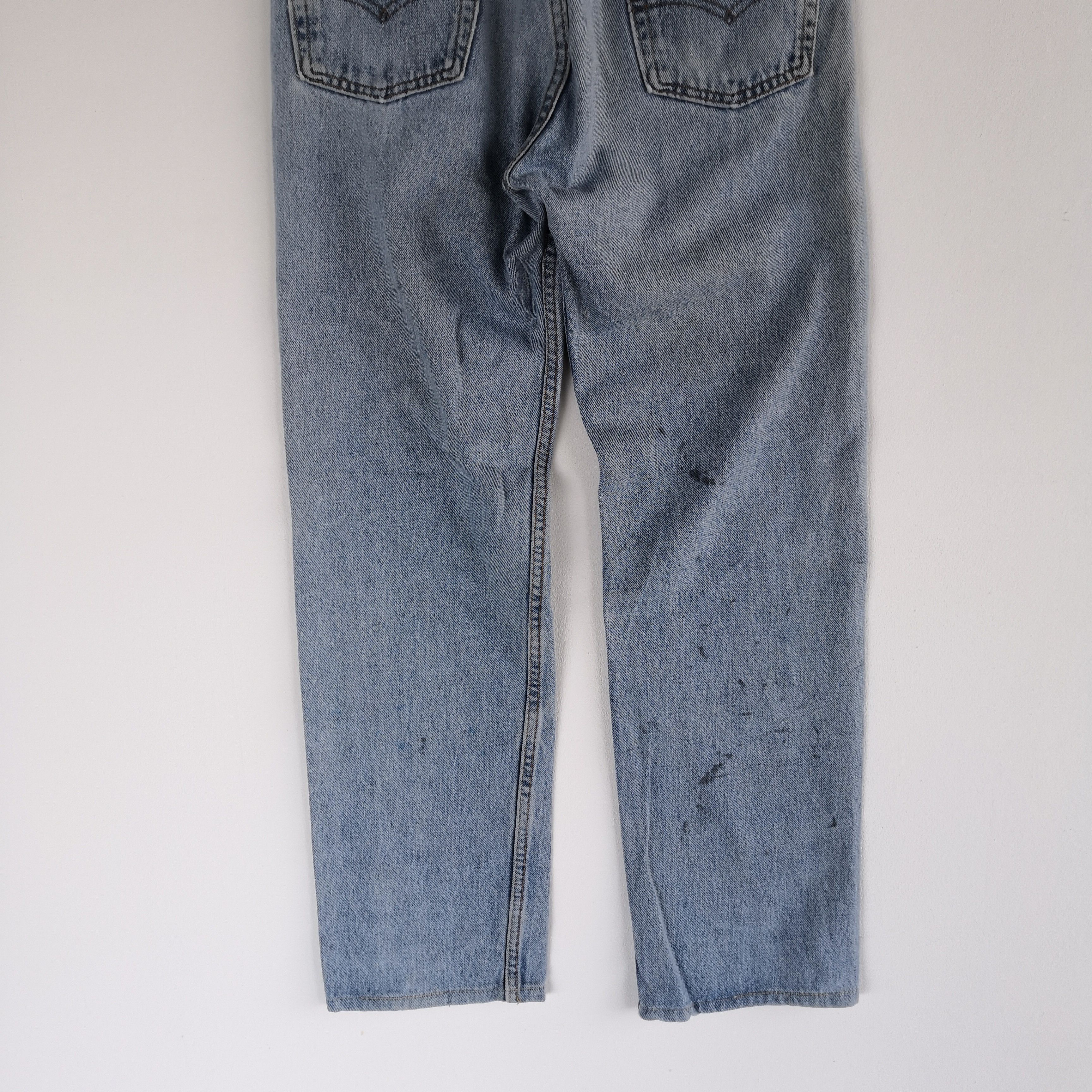 Levi's Vintage Levis 501 Sun Faded Jeans Levi's Light Wash Denim Size 28" / US 6 / IT 42 - 5 Thumbnail