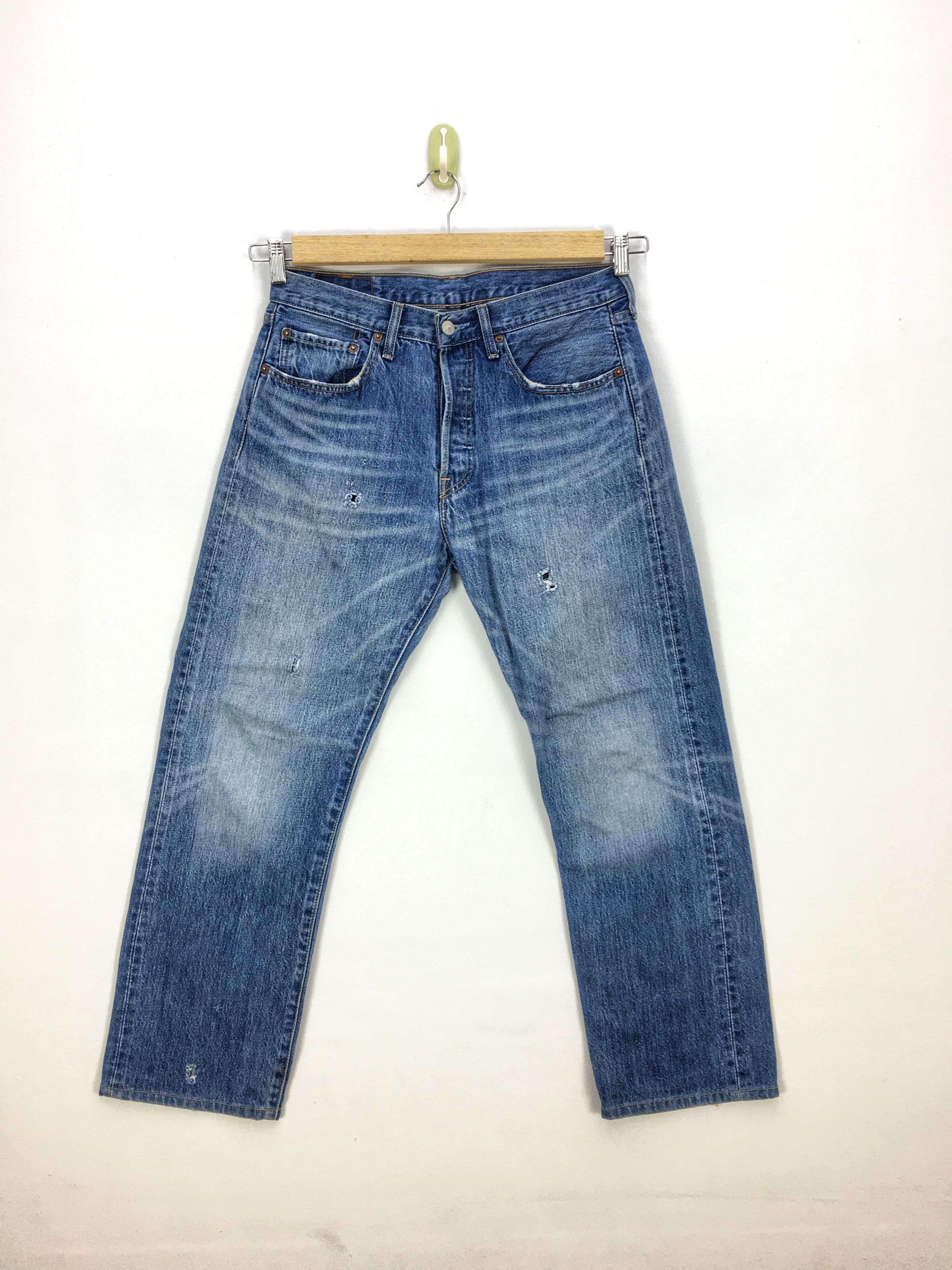Levi's Vintage Levis 501 Jeans Pants Disressed Levis 501 Denim Size US 32 / EU 48 - 1 Thumbnail