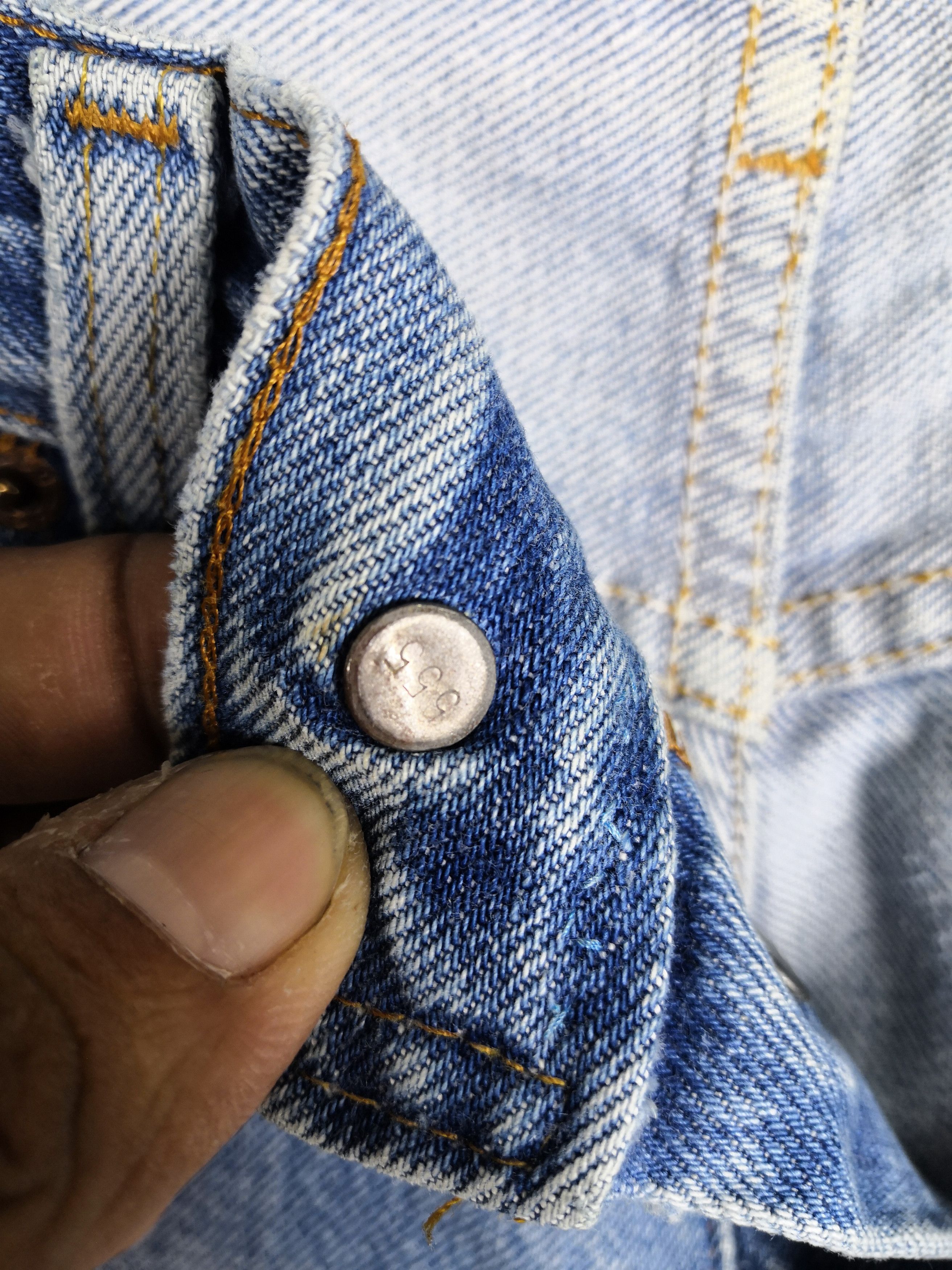 Levi's Vintage Levis 501 Selvedge Distressed Jeans Levis Denim Size US 30 / EU 46 - 8 Thumbnail