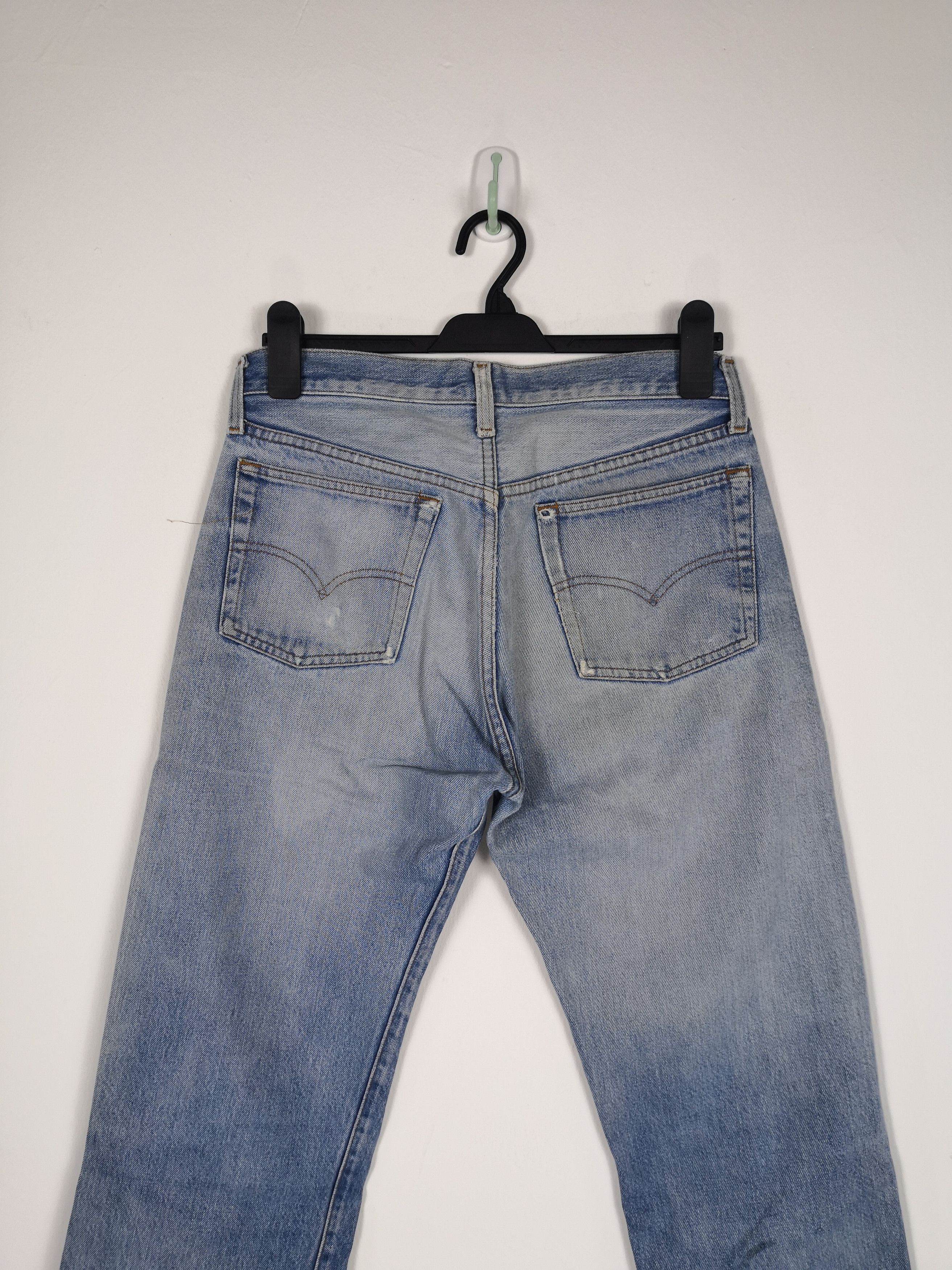 Levi's Vintage Levis 501 Selvedge Distressed Jeans Levis Denim Size US 30 / EU 46 - 3 Thumbnail