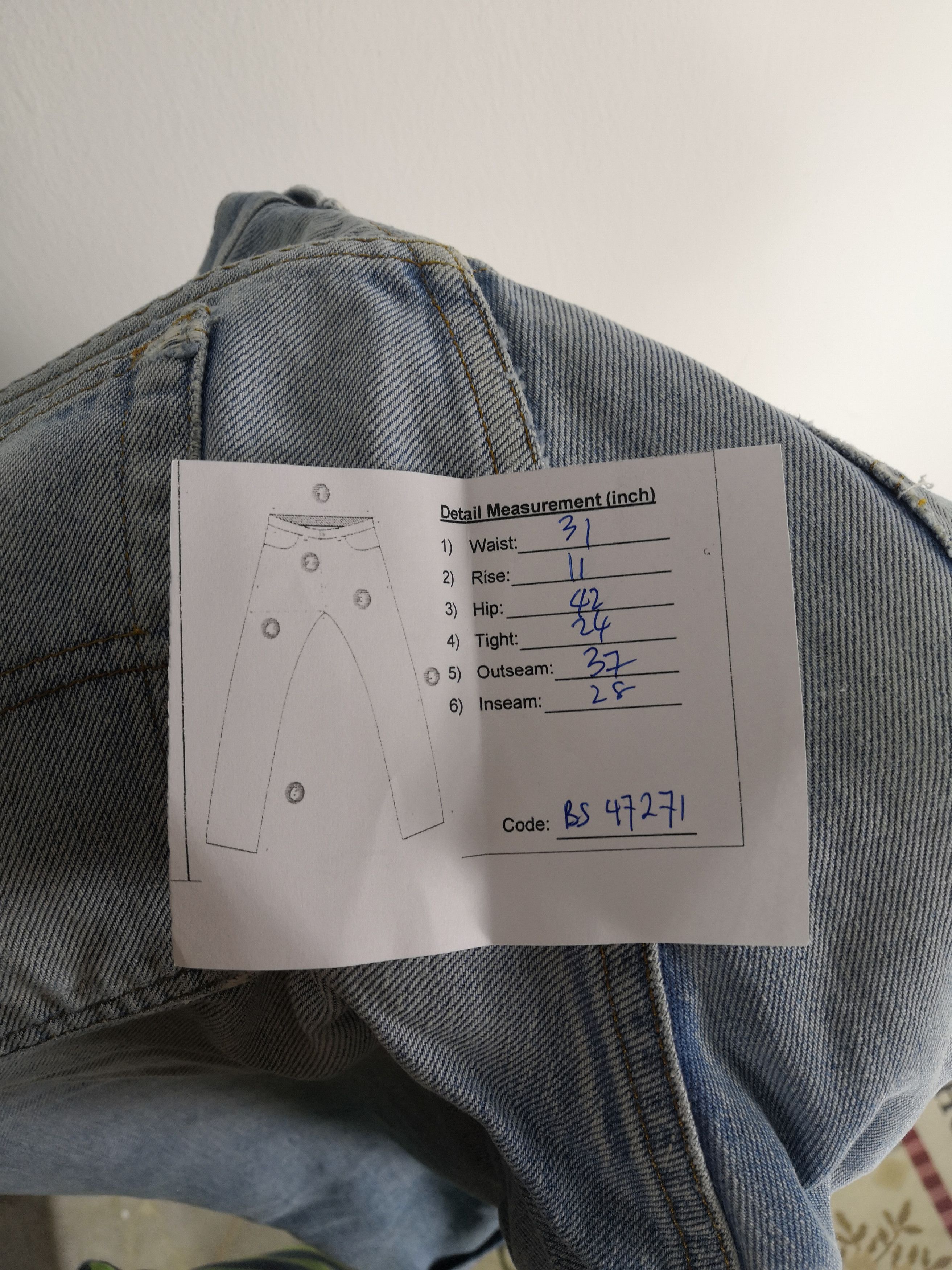 Levi's Vintage Levis 501 Selvedge Distressed Jeans Levis Denim Size US 30 / EU 46 - 10 Thumbnail