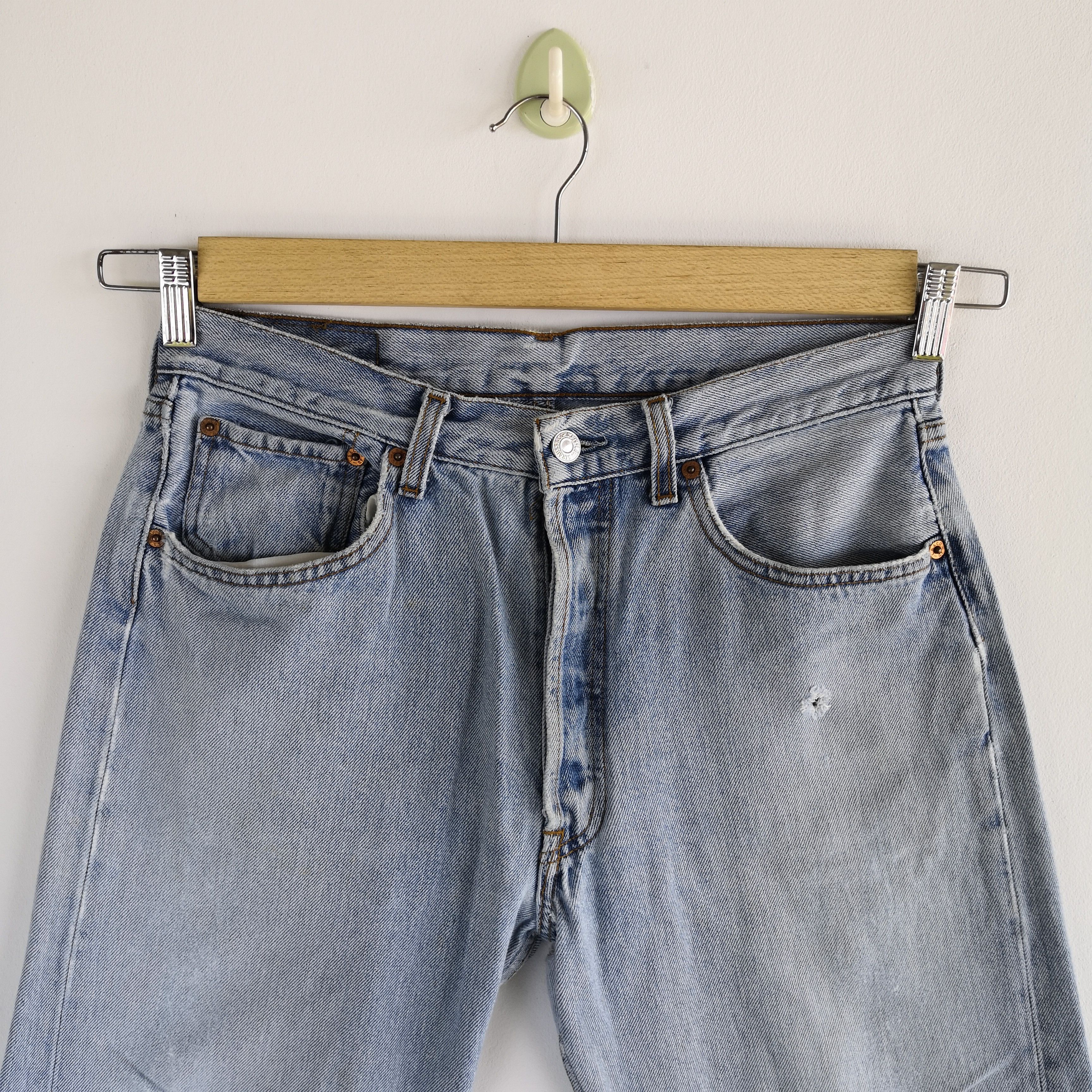 Levi's Vintage Washed Levi's 501 Jeans Distressed Levi' Denim Pants Size US 30 / EU 46 - 3 Thumbnail