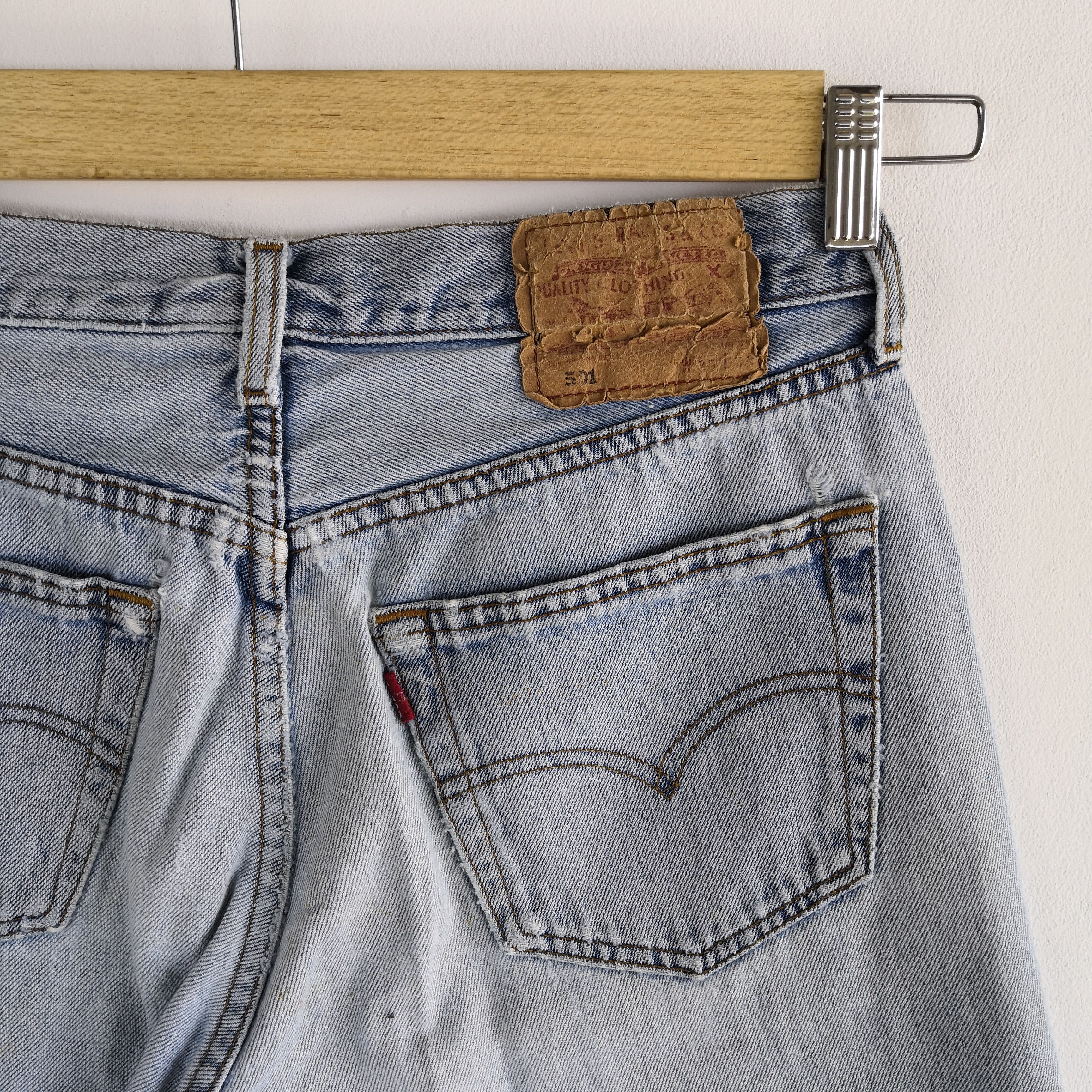 Levi's Vintage Washed Levi's 501 Jeans Distressed Levi' Denim Pants Size US 30 / EU 46 - 8 Thumbnail