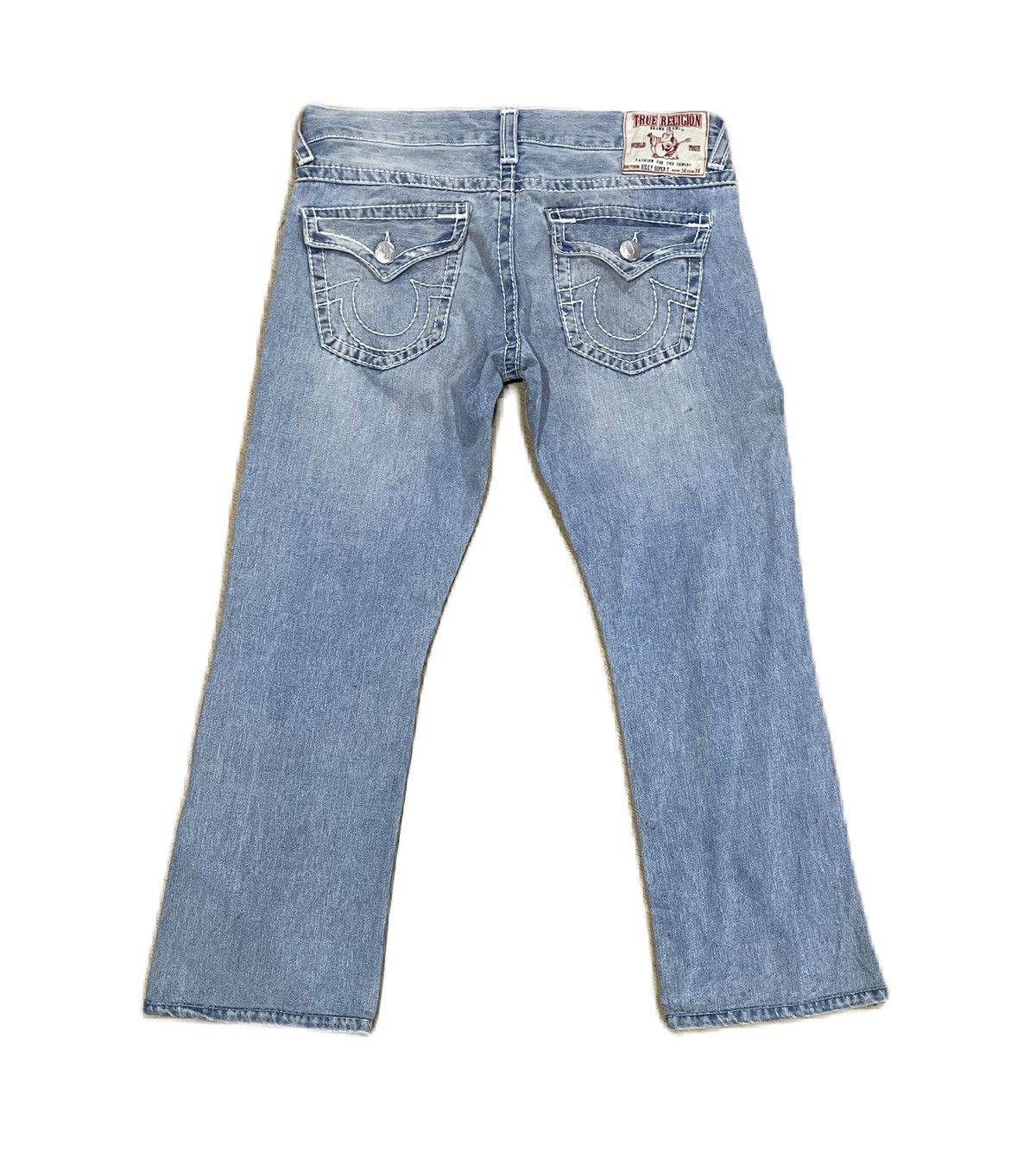 Designer Vintage True Religion Billy Super T World Tour Flared Jeans Size US 40 / EU 56 - 1 Thumbnail