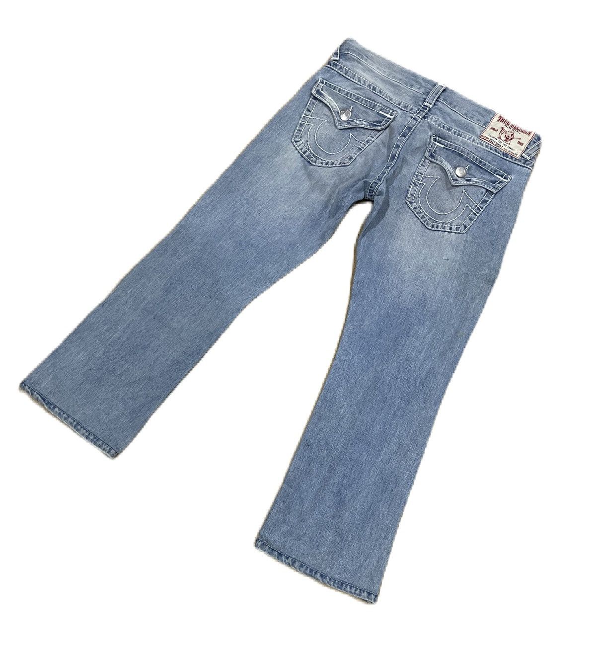 Designer Vintage True Religion Billy Super T World Tour Flared Jeans Size US 40 / EU 56 - 3 Thumbnail