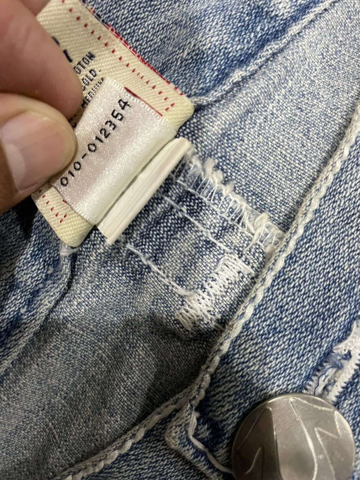 Designer Vintage True Religion Billy Super T World Tour Flared Jeans Size US 40 / EU 56 - 12 Thumbnail