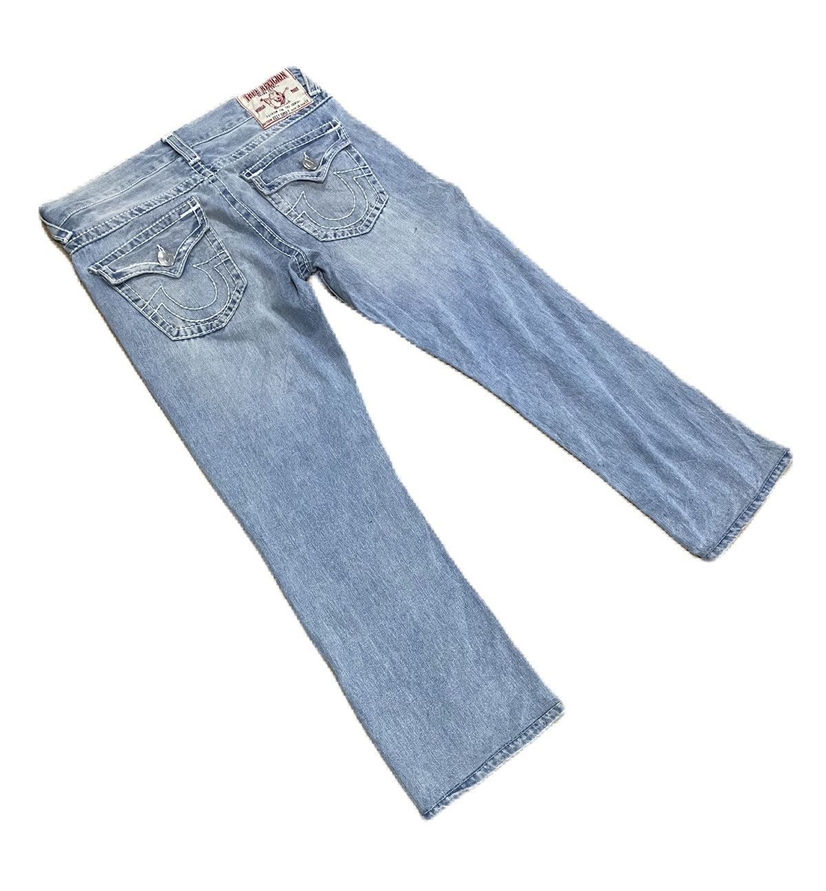 Designer Vintage True Religion Billy Super T World Tour Flared Jeans Size US 40 / EU 56 - 4 Thumbnail