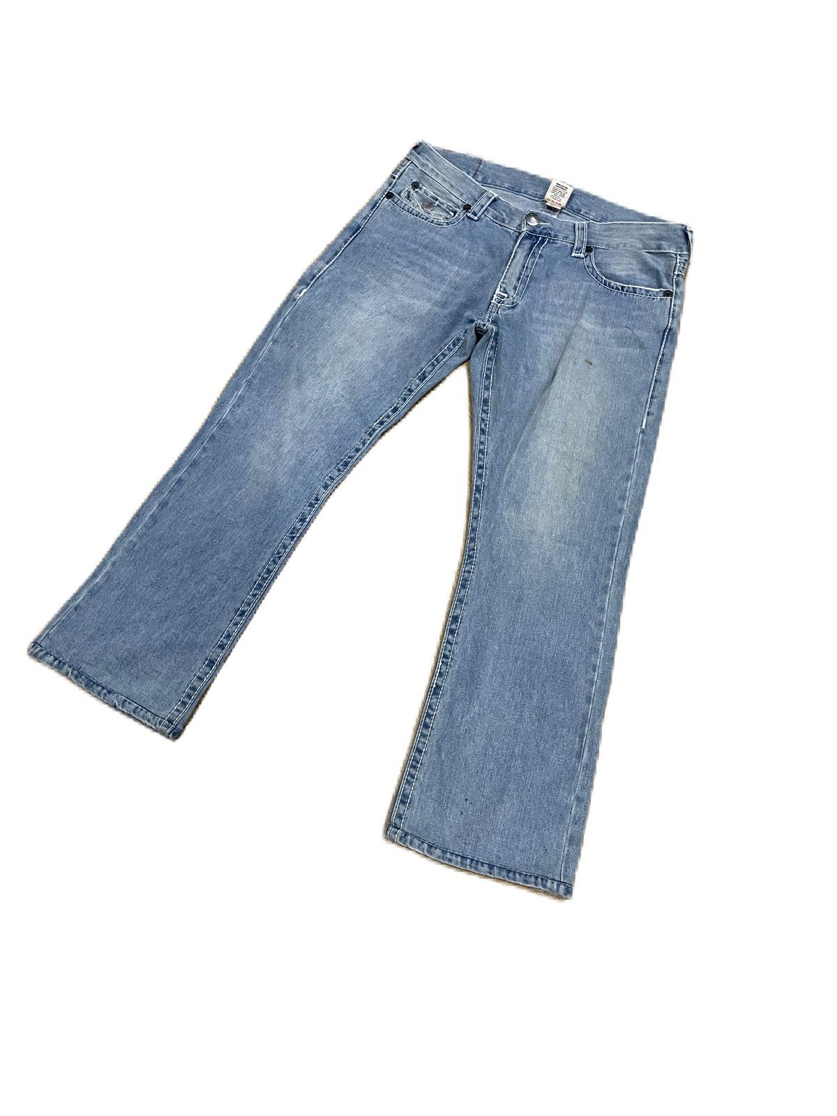 Designer Vintage True Religion Billy Super T World Tour Flared Jeans Size US 40 / EU 56 - 2 Thumbnail
