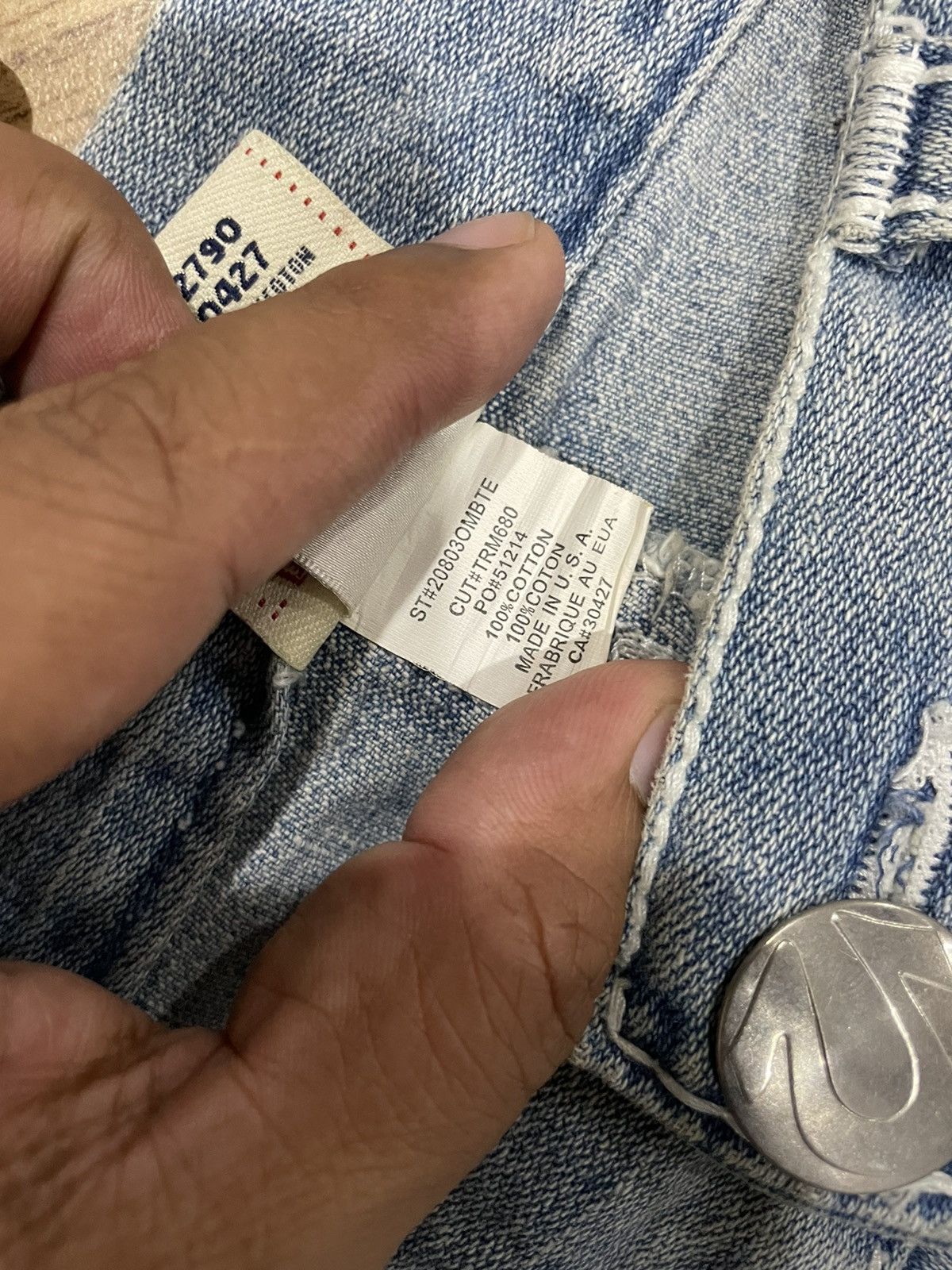 Designer Vintage True Religion Billy Super T World Tour Flared Jeans Size US 40 / EU 56 - 13 Thumbnail