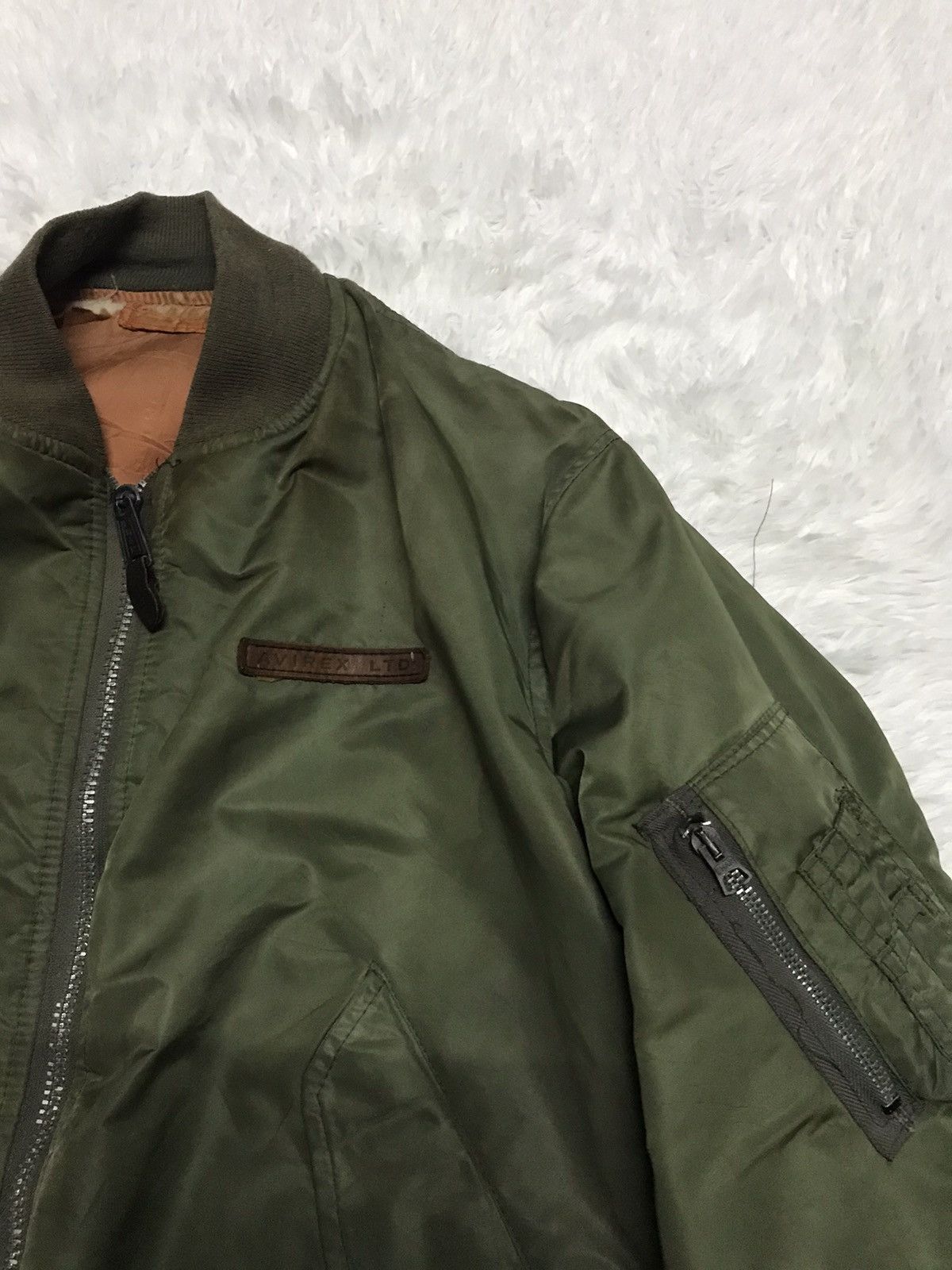 Avirex Vtg Avirex MA-1 Flight Bomber Jacket Big Logo Size US M / EU 48-50 / 2 - 4 Thumbnail