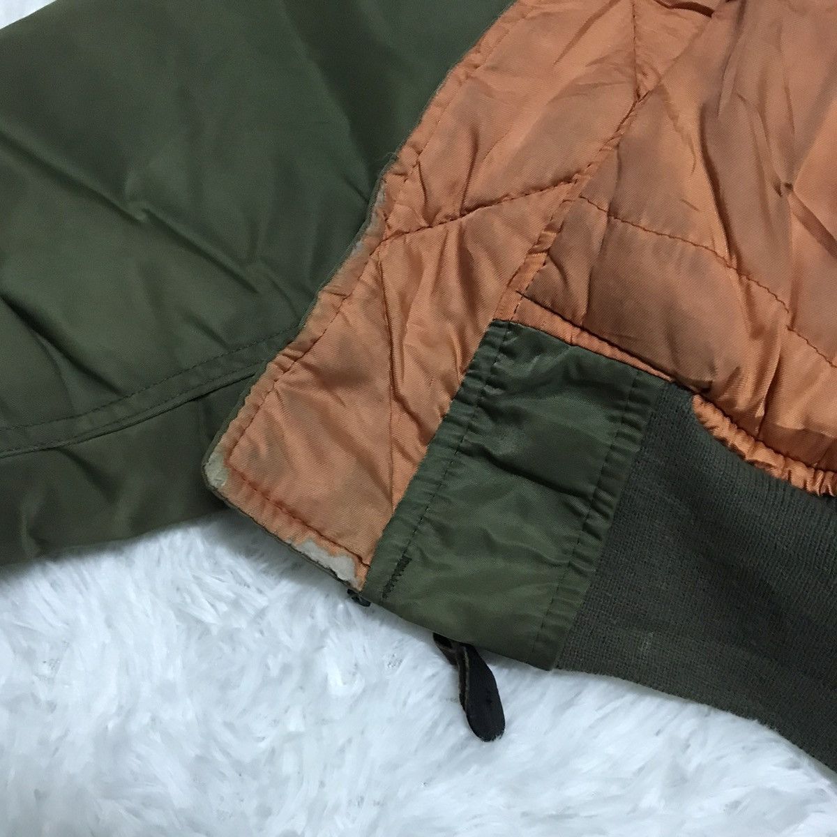 Avirex Vtg Avirex MA-1 Flight Bomber Jacket Big Logo Size US M / EU 48-50 / 2 - 18 Thumbnail