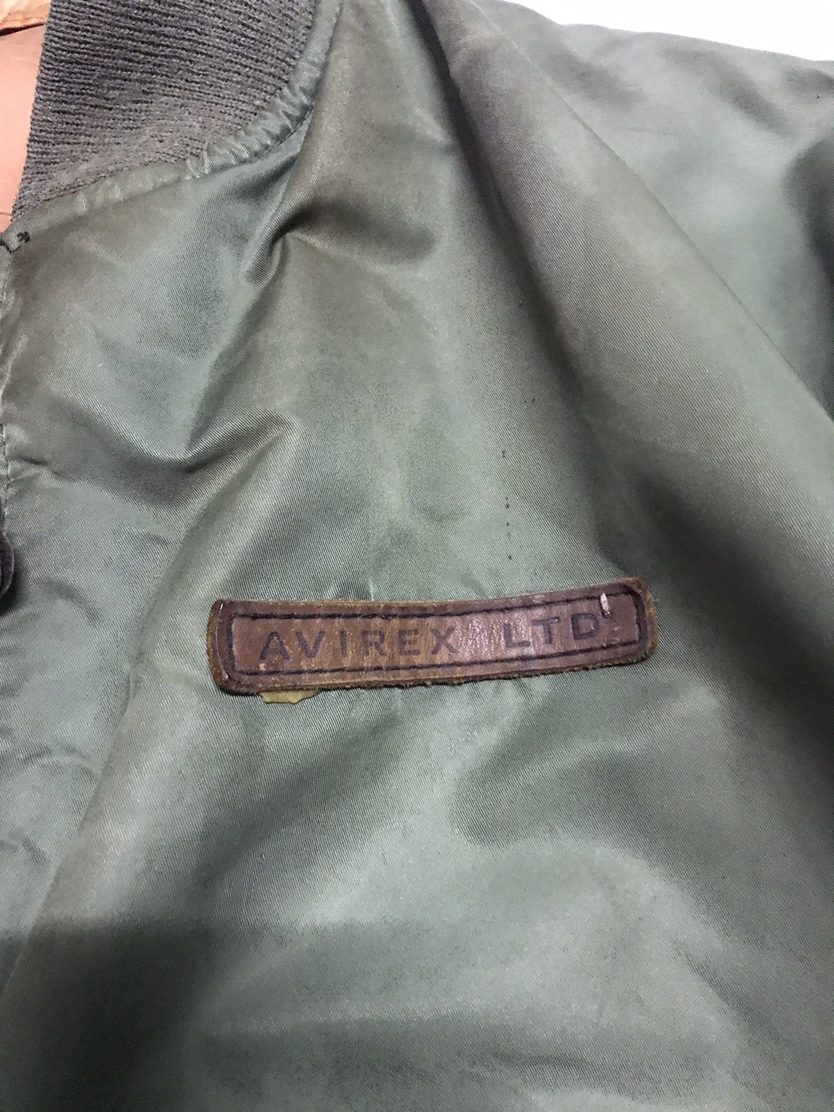 Avirex Vtg Avirex MA-1 Flight Bomber Jacket Big Logo Size US M / EU 48-50 / 2 - 7 Thumbnail