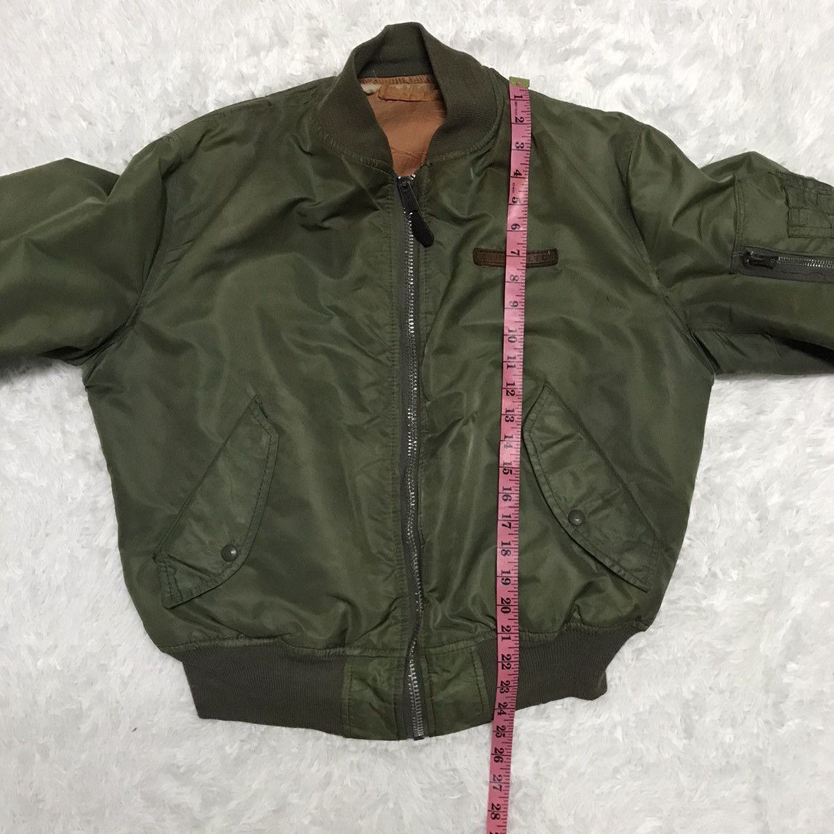 Avirex Vtg Avirex MA-1 Flight Bomber Jacket Big Logo Size US M / EU 48-50 / 2 - 22 Thumbnail