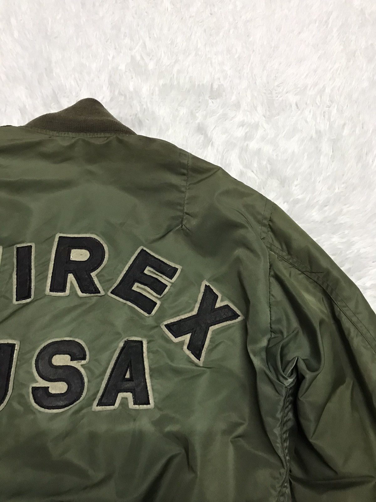 Avirex Vtg Avirex MA-1 Flight Bomber Jacket Big Logo Size US M / EU 48-50 / 2 - 11 Thumbnail