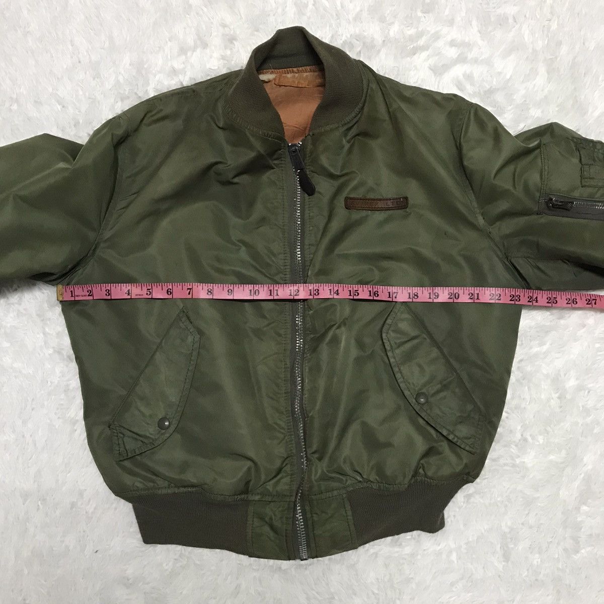 Avirex Vtg Avirex MA-1 Flight Bomber Jacket Big Logo Size US M / EU 48-50 / 2 - 21 Thumbnail