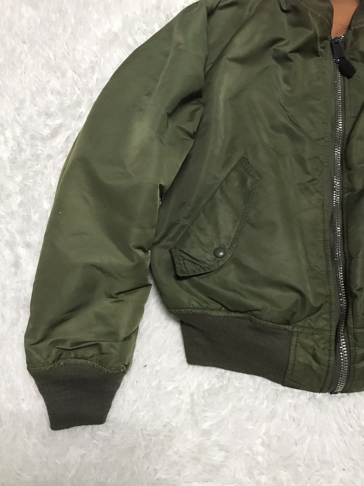 Avirex Vtg Avirex MA-1 Flight Bomber Jacket Big Logo Size US M / EU 48-50 / 2 - 5 Thumbnail