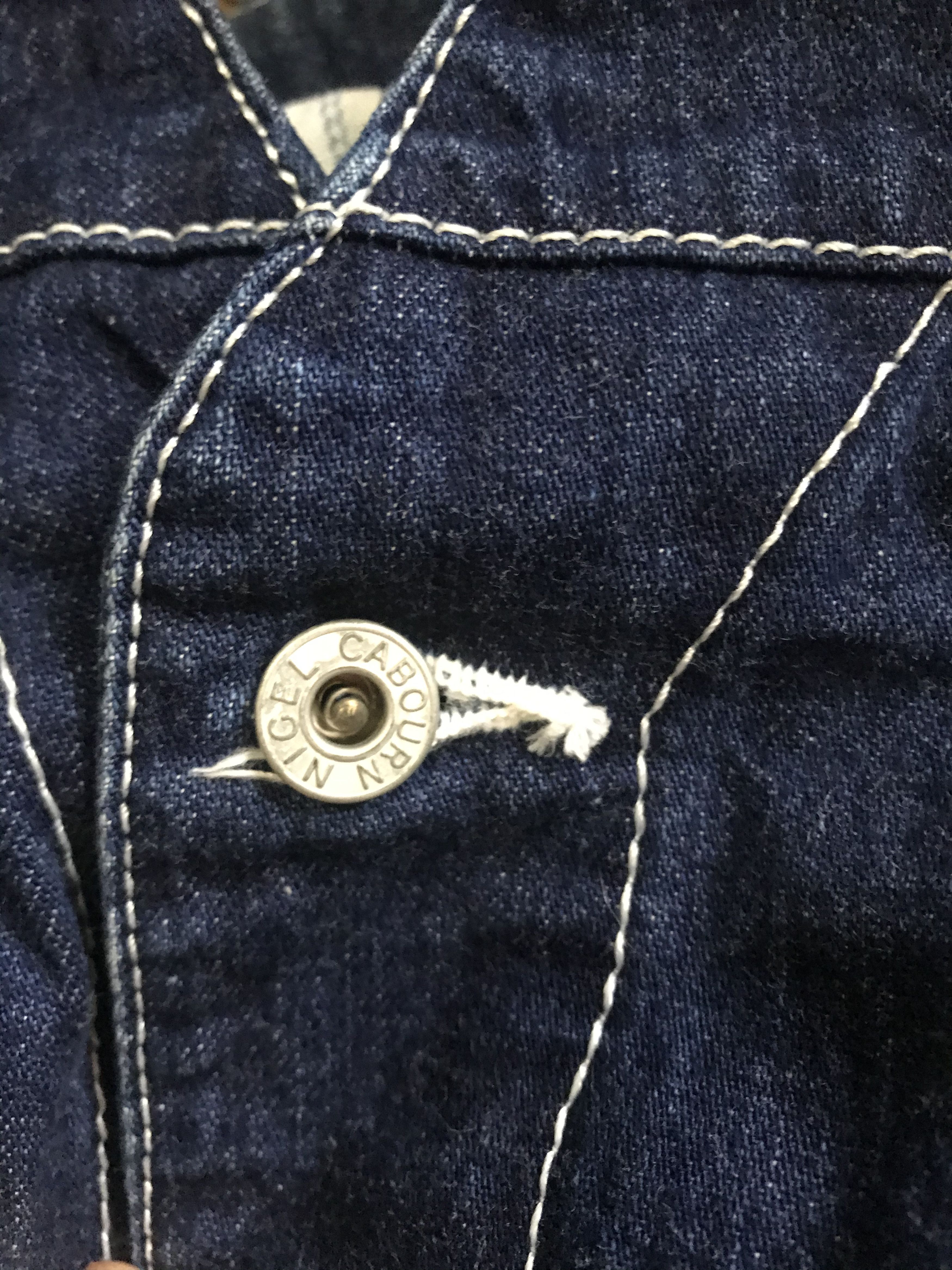 Nigel Cabourn Cabourn Indigo Waist Coat Vest Size US M / EU 48-50 / 2 - 4 Thumbnail