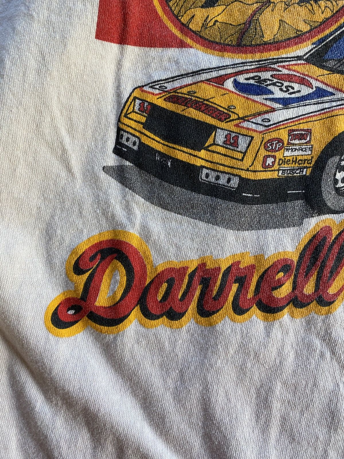 NASCAR × Vintage Vintage 80’s Darrell Waltrip NASCAR Champ Single Stitch Tee Size US S / EU 44-46 / 1 - 5 Thumbnail