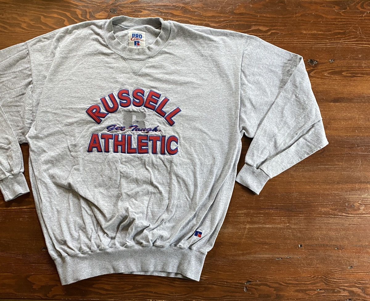 Russell Athletic Vintage 90’s Russell Athletic Spell Out Long Sleeve Tee Size US XL / EU 56 / 4 - 1 Thumbnail