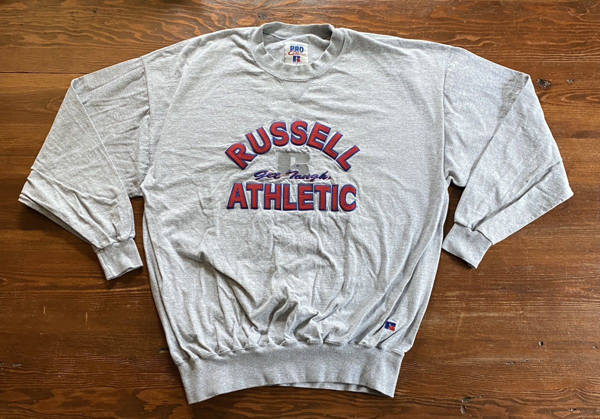 Russell Athletic Vintage 90’s Russell Athletic Spell Out Long Sleeve Tee Size US XL / EU 56 / 4 - 2 Thumbnail