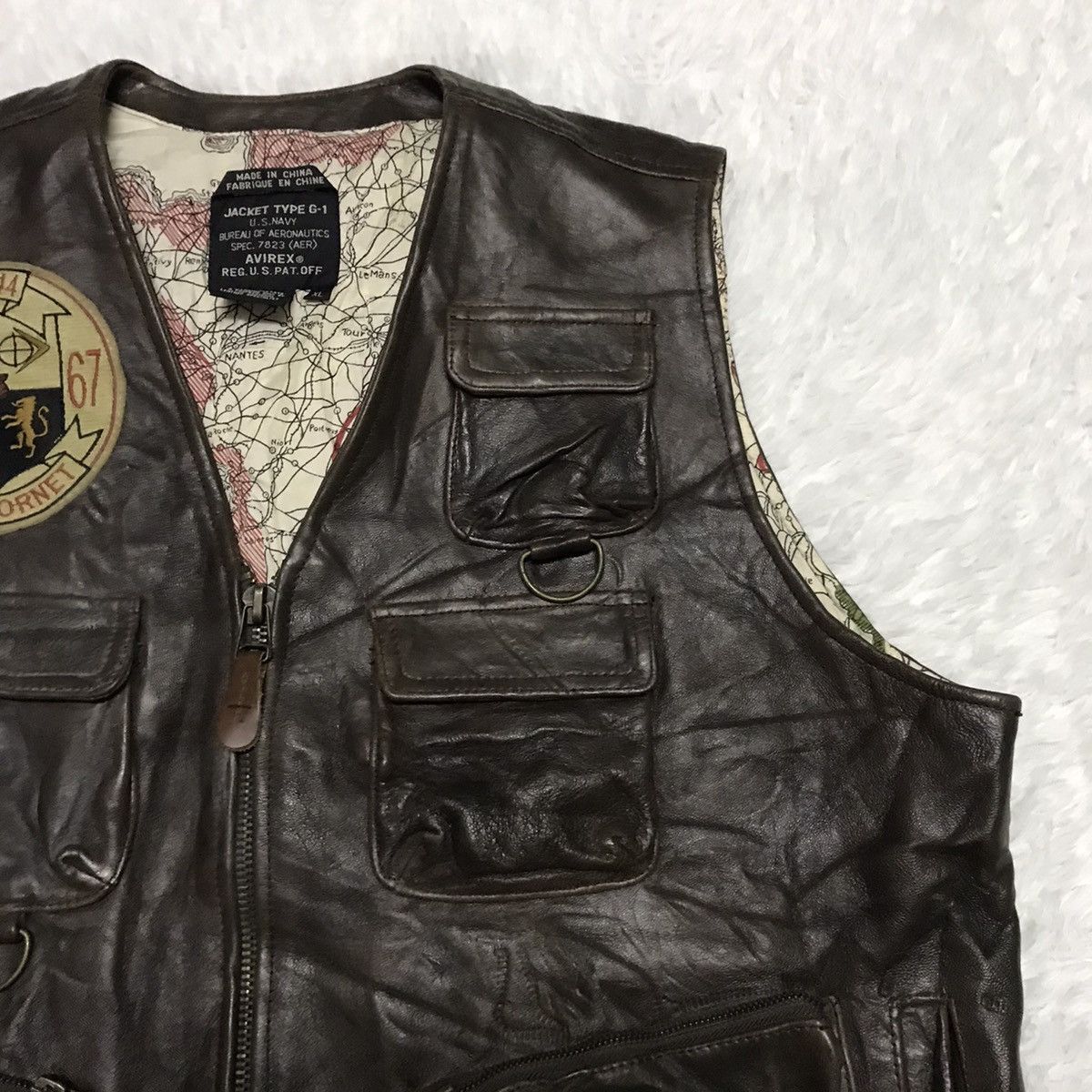 Avirex Avirex Vest Jacket G-1 Bureau Aeronautics Size US XL / EU 56 / 4 - 5 Thumbnail
