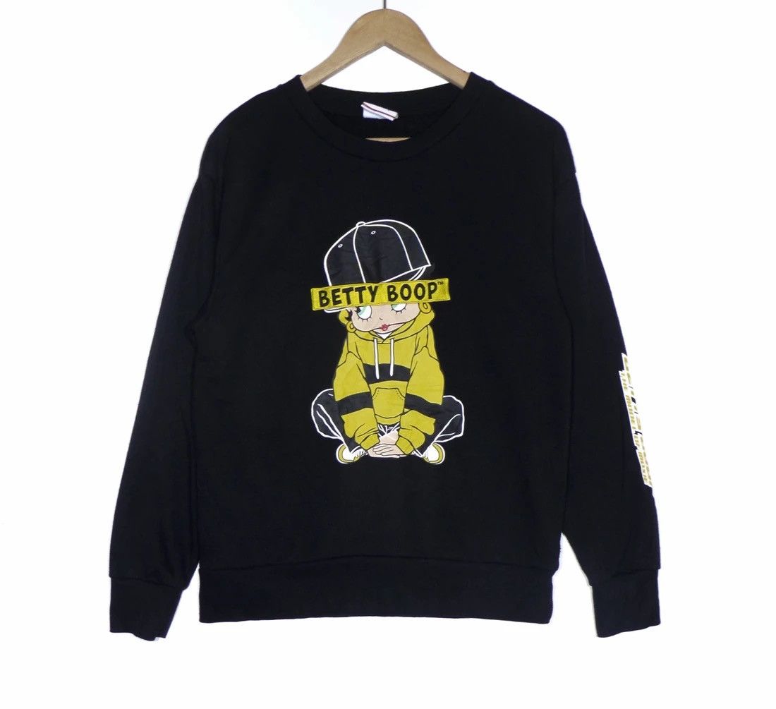 Vintage Vtg BETTY BOOP Cartoon Comic Sweatshirt Crewneck Size US M / EU 48-50 / 2 - 1 Thumbnail