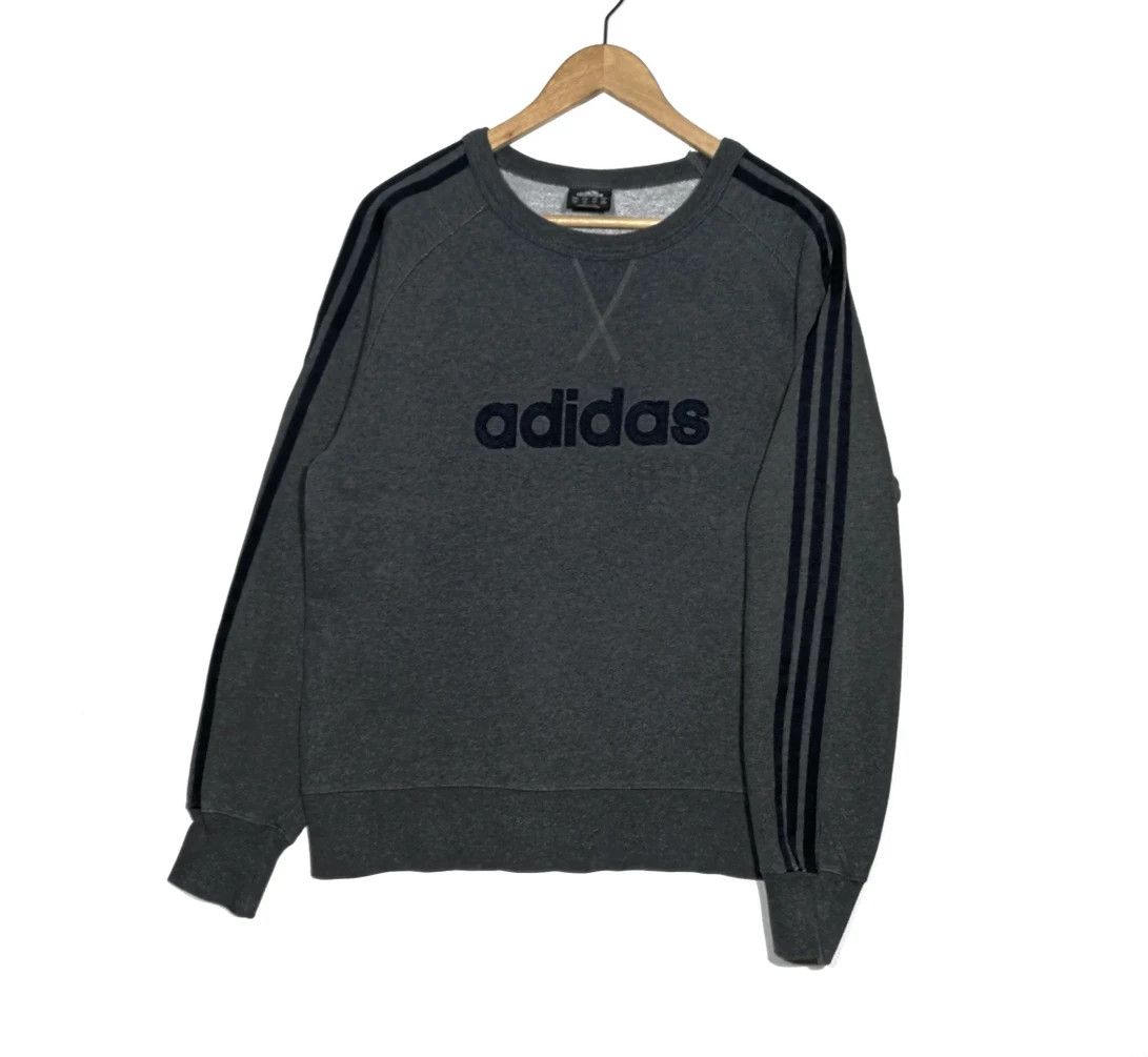 Adidas × Vintage vintage adidas sweatshirts crewneck Spellout logo Size US M / EU 48-50 / 2 - 2 Thumbnail