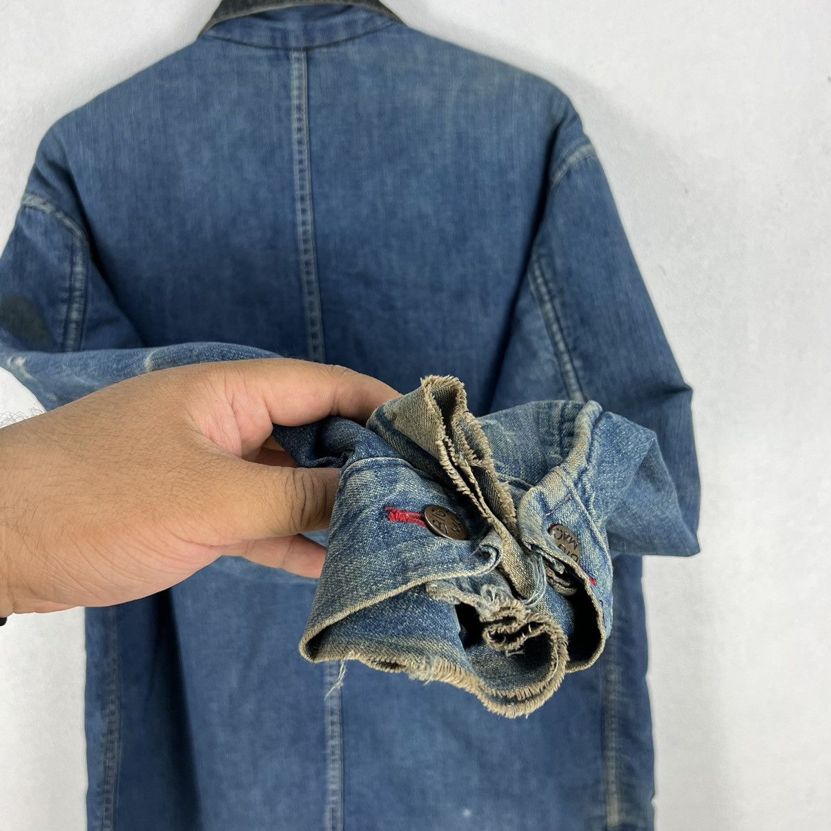 Vintage VINTAGE HIKORY CHORE JACKET BIG MAC JCPENNY WORKER WEAR Size US L / EU 52-54 / 3 - 8 Thumbnail