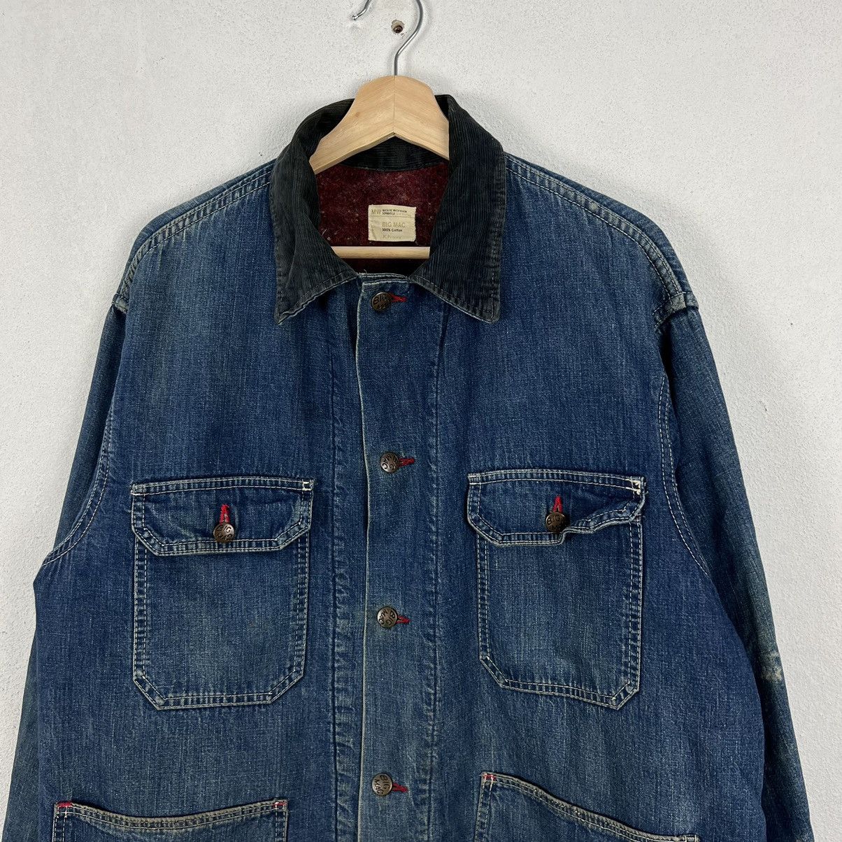 Vintage VINTAGE HIKORY CHORE JACKET BIG MAC JCPENNY WORKER WEAR Size US L / EU 52-54 / 3 - 4 Thumbnail