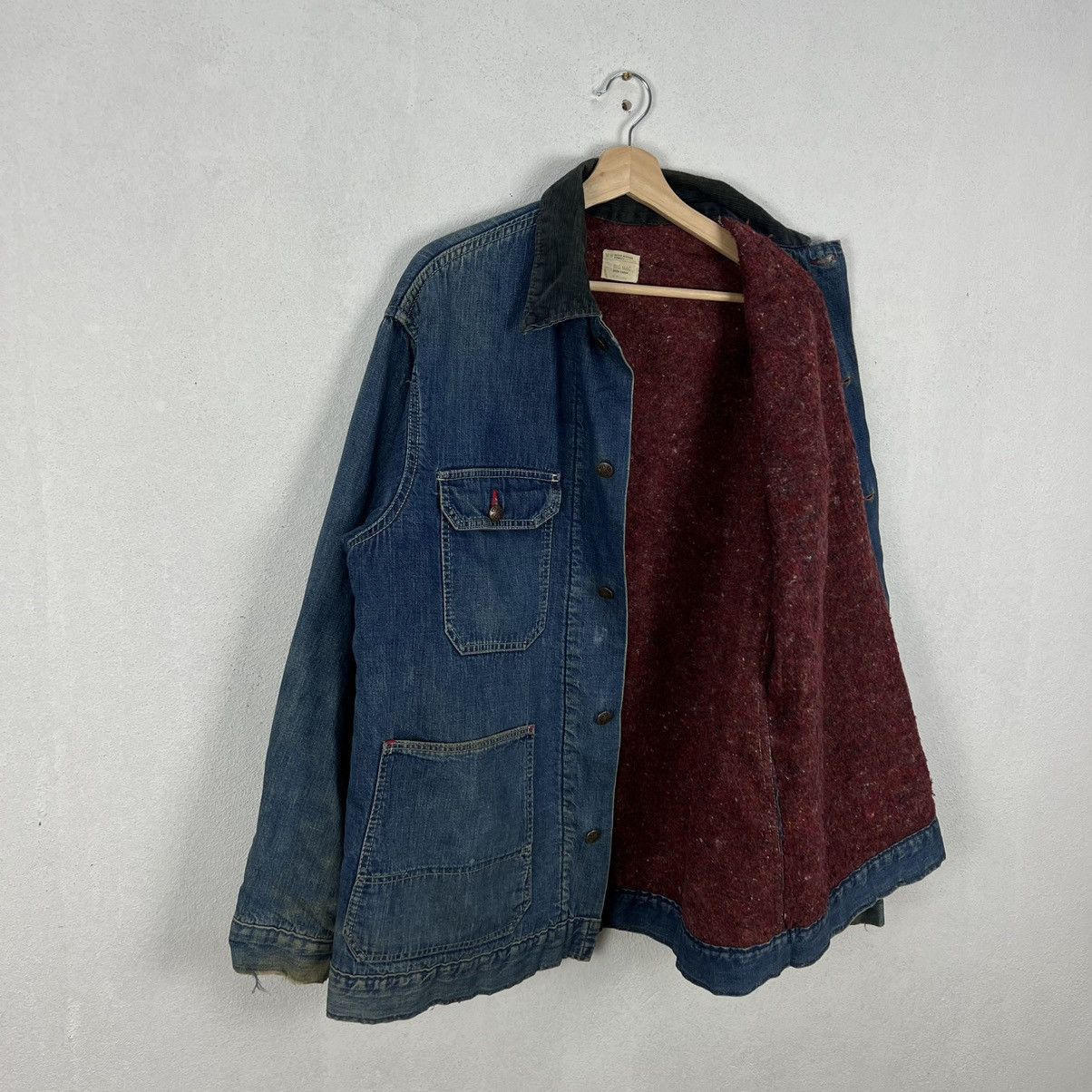 Vintage VINTAGE HIKORY CHORE JACKET BIG MAC JCPENNY WORKER WEAR Size US L / EU 52-54 / 3 - 10 Thumbnail