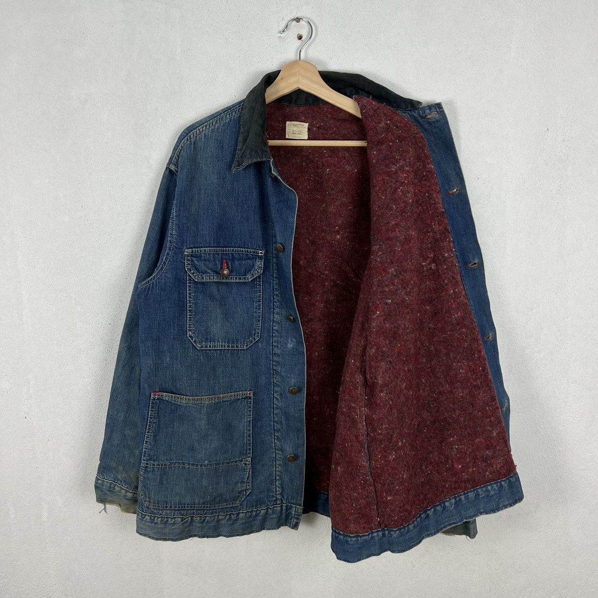 Vintage VINTAGE HIKORY CHORE JACKET BIG MAC JCPENNY WORKER WEAR Size US L / EU 52-54 / 3 - 9 Thumbnail