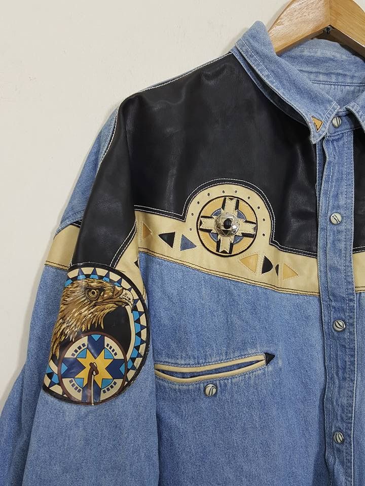 Vintage Shooter Hunting Western Shirt Size US L / EU 52-54 / 3 - 5 Thumbnail