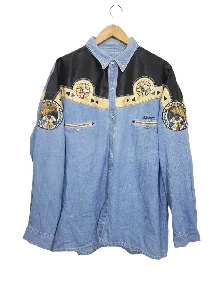 Vintage Shooter Hunting Western Shirt Size US L / EU 52-54 / 3 - 1 Thumbnail