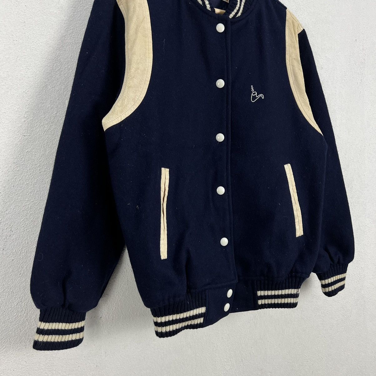 Japanese Brand VINTAGE VARSITY JACKET TROY BROS SMALL LOGO Size US L / EU 52-54 / 3 - 4 Thumbnail