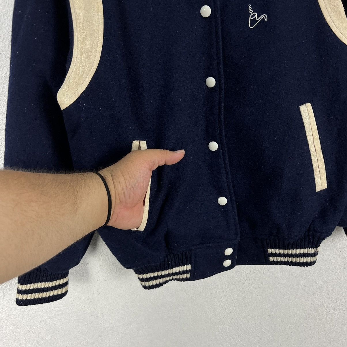 Japanese Brand VINTAGE VARSITY JACKET TROY BROS SMALL LOGO Size US L / EU 52-54 / 3 - 5 Thumbnail
